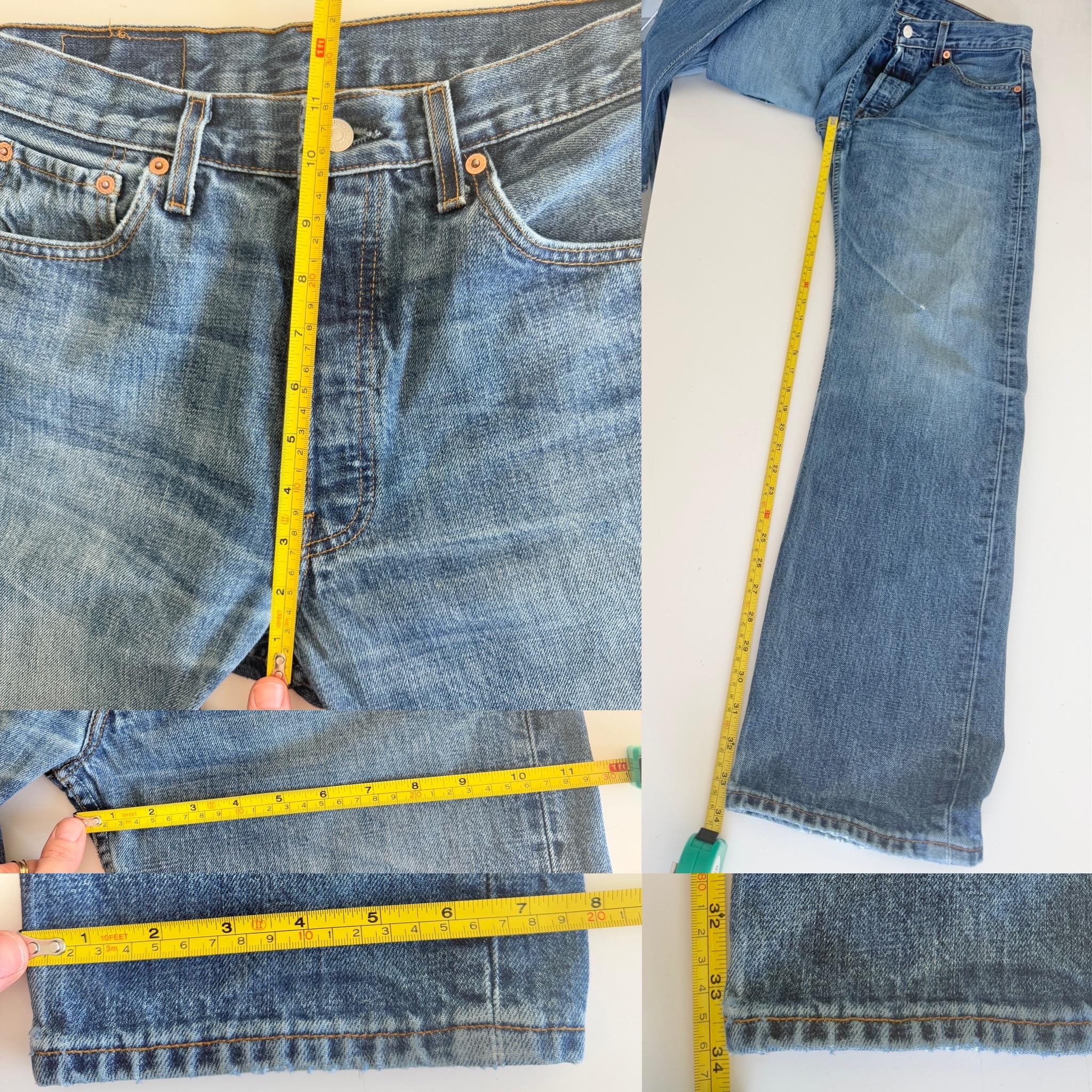 Levis 501 vintage w29 L33 faded  dark blue 501s made in Hungary straight leg jeans 501 28”/29” waist (febuk)