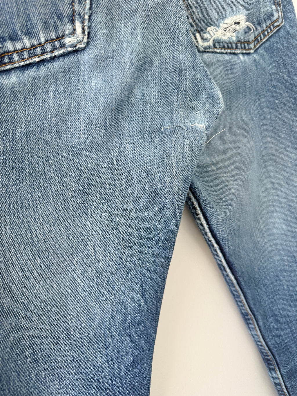 W28 L28 vintage Levis 501 27-28” measured dark blue faded denim Y2K 501s wallet mark