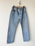 W27 L30 vintage Levis 501 26-27” measured waist medium blue made in 90s