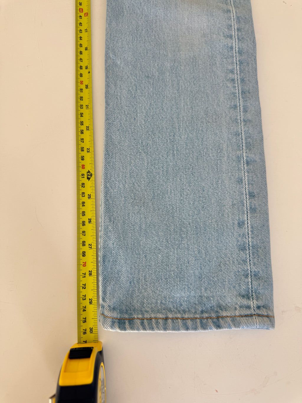 W23 L29 vintage Levis 501s 22/23” measured light blue fade 501s 90s  USA for women tag