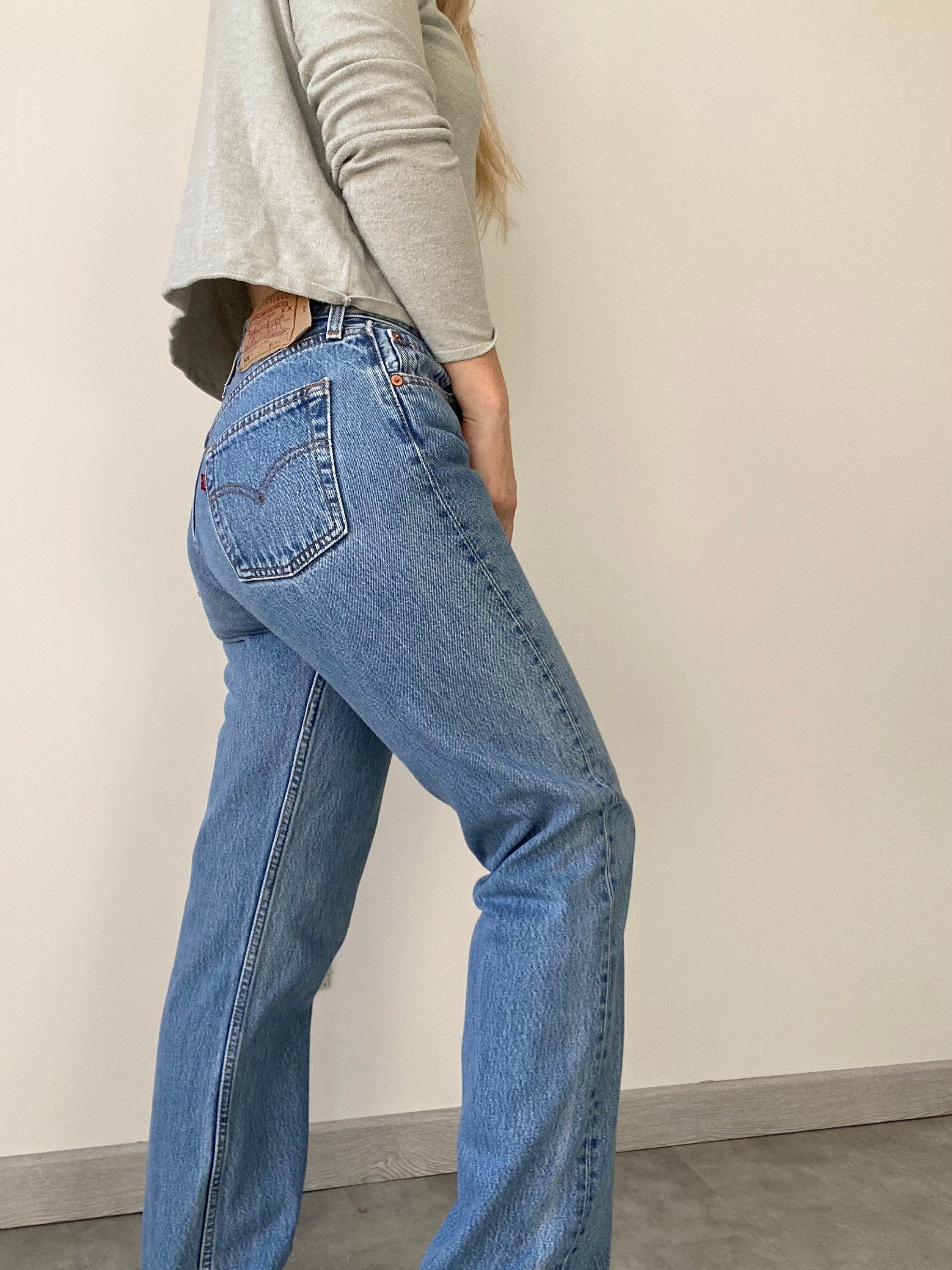 Levis 501 jeans w28 L32 blue denim blue Levi’s vintage 501