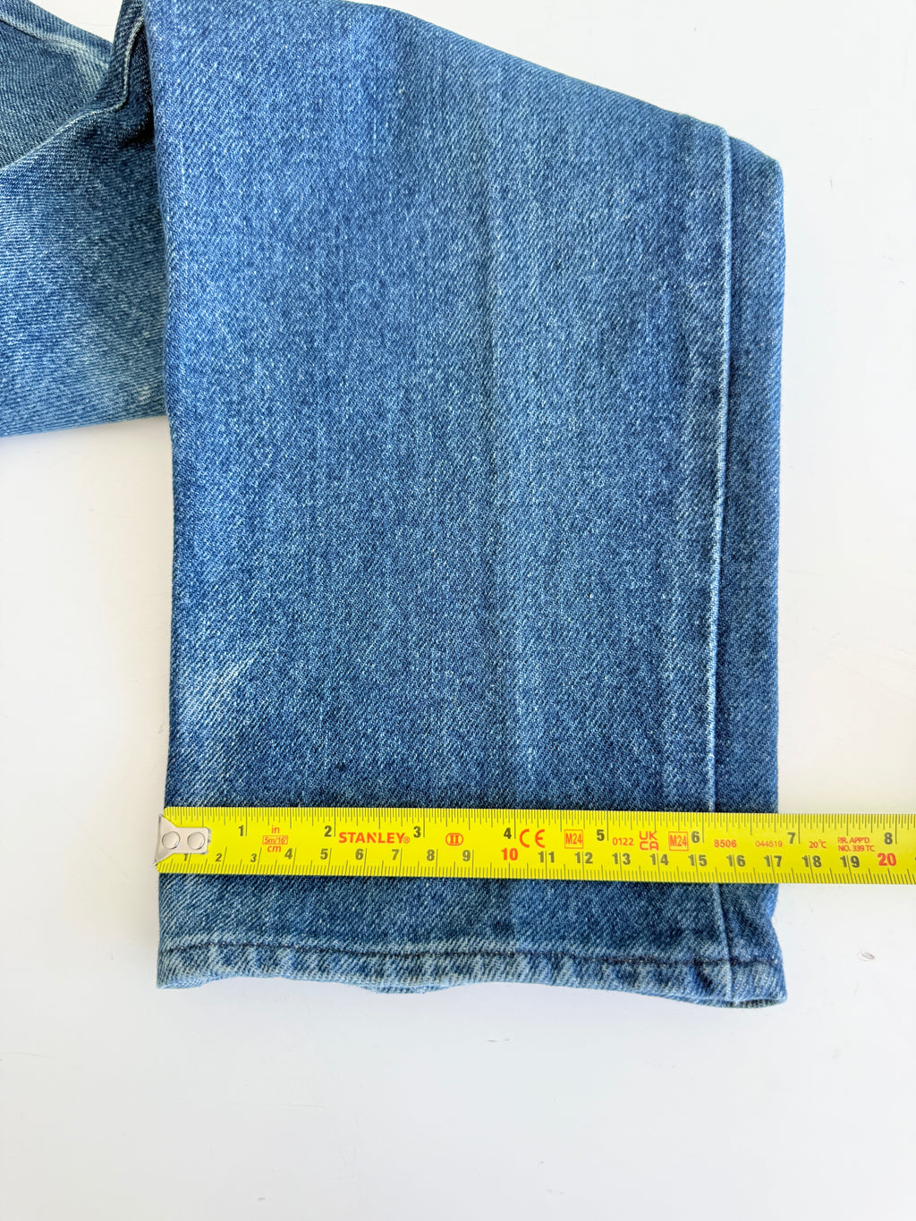 W29 L29 vintage Levis 631 28-29” measured dark faded blue denim orange tab 80/90s Levi’s 631s