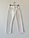 W24 L28 vintage Levis 501 23/24” measured waist white 501s 90s denim