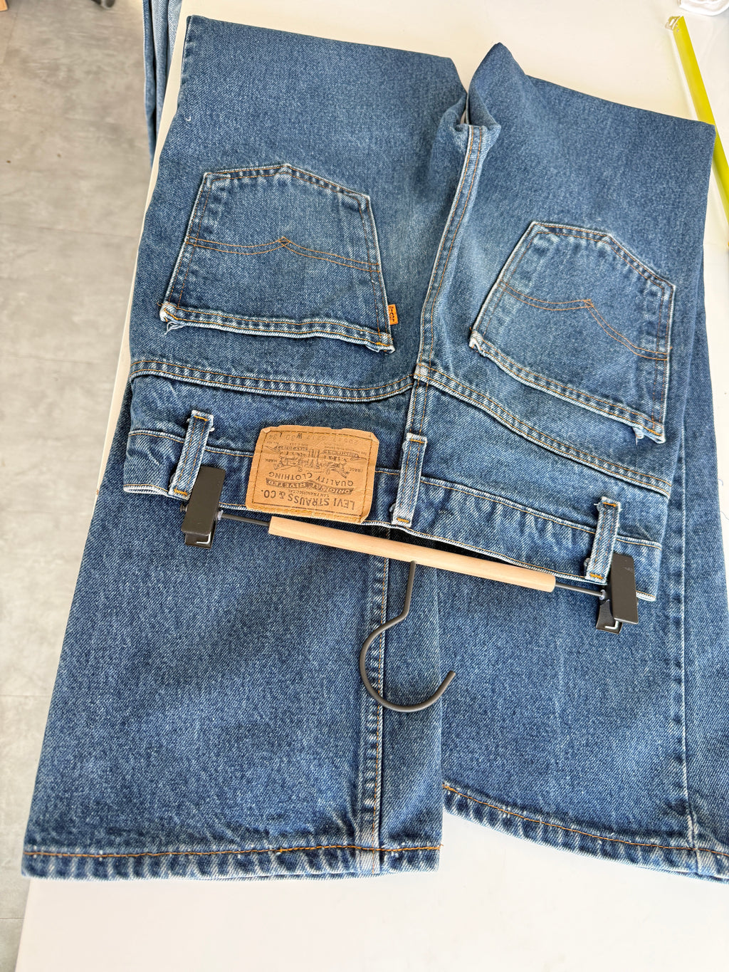 W26 L32 vintage Levis 517s dark blue  25” measured waist 517s USA 80s