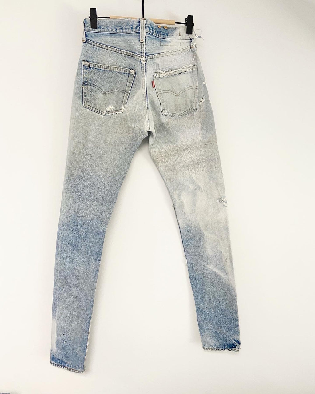 w25 L33 Distressed faded Selvedge redline Levi’s 501 Vintage 80s Levi’s 501