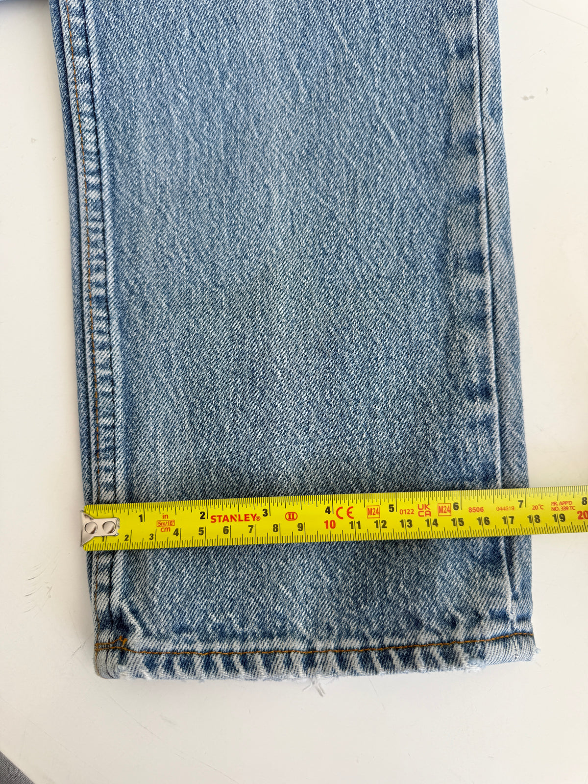 W23 L31 vintage Levis 26501s 22/23” measured light blue 26501s 80s 1984 USA