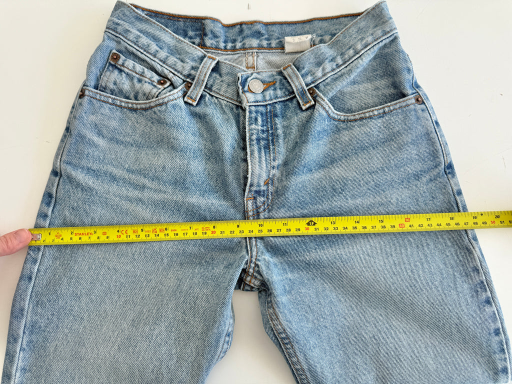 W24 L31 vintage Levis 517 26” measured medium faded blue denim Levi’s 517s