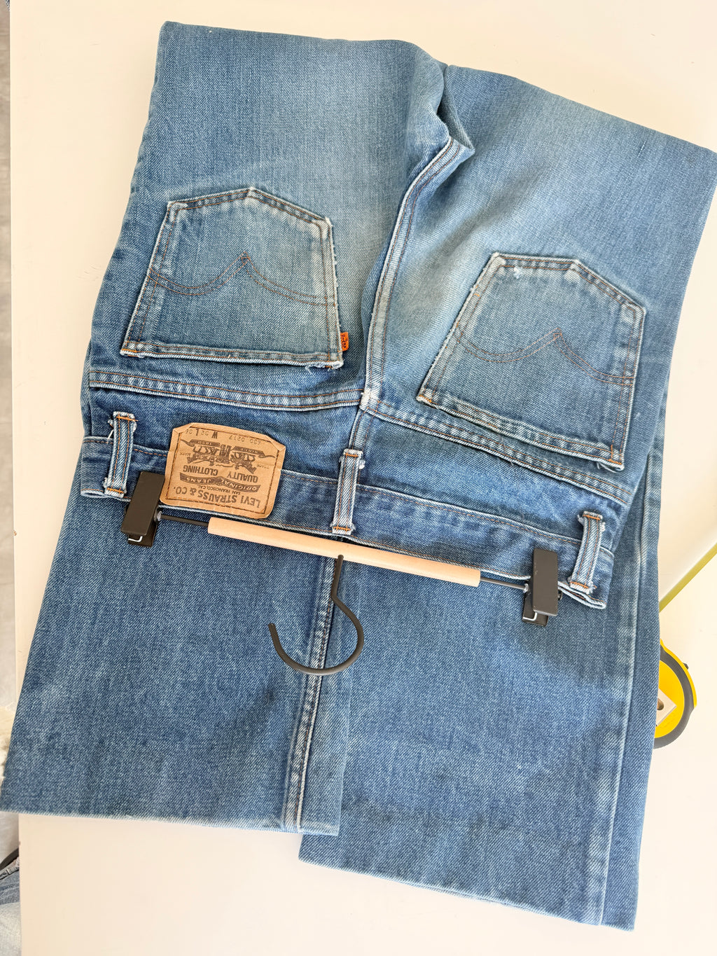 W28 L31 vintage Levis 630 27-28” measured dark blue denim 80s/90s  630s