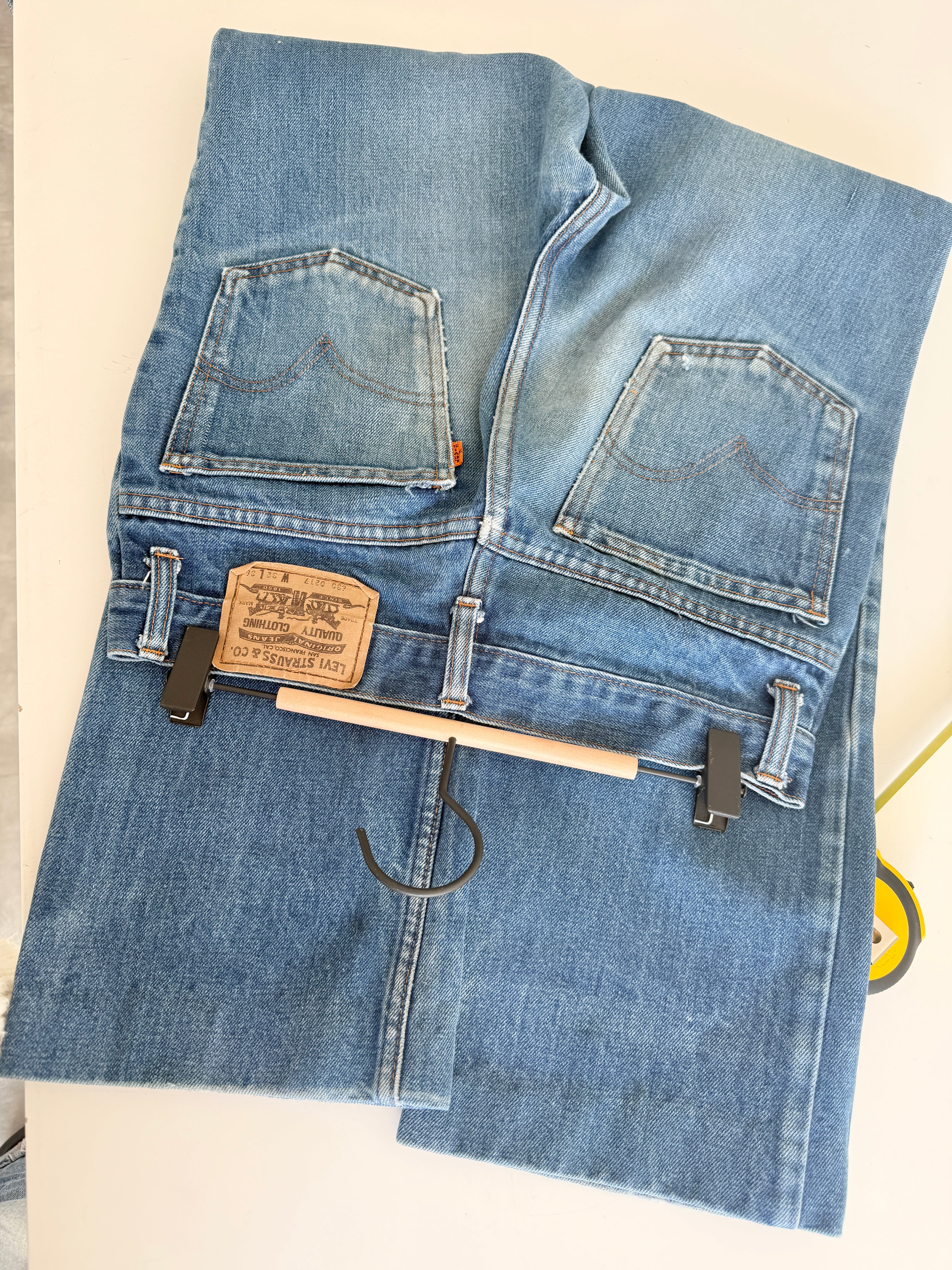 W28 L31 vintage Levis 630 27-28” measured dark blue denim 80s/90s  630s