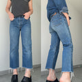 W26 L24 vintage Levis 501 25/26” dark blue faded Levi’s 501s USA 80s