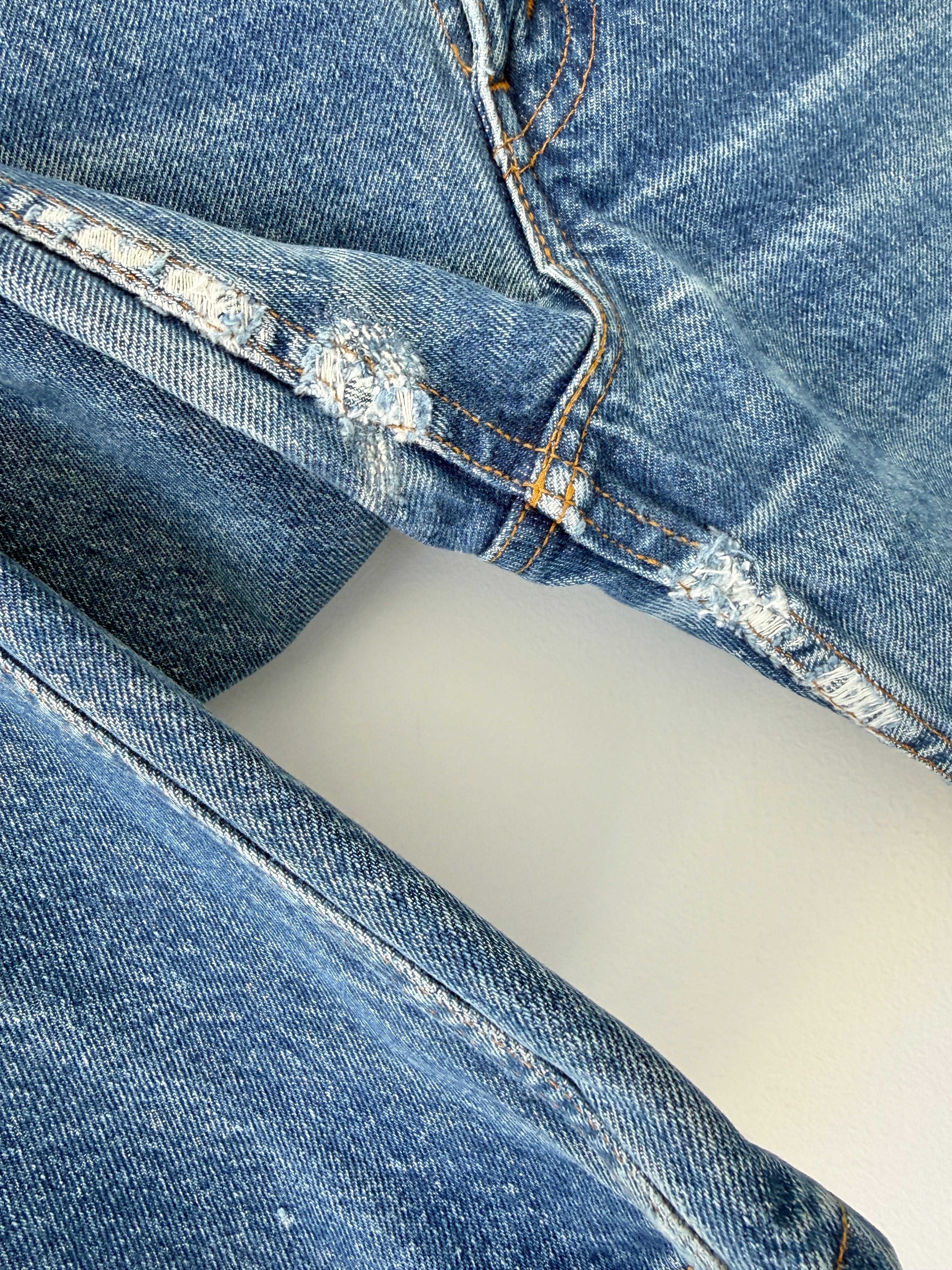 W28 L31 vintage Levis 517 28/29” measured dark fade blue denim Levi’s 517s
