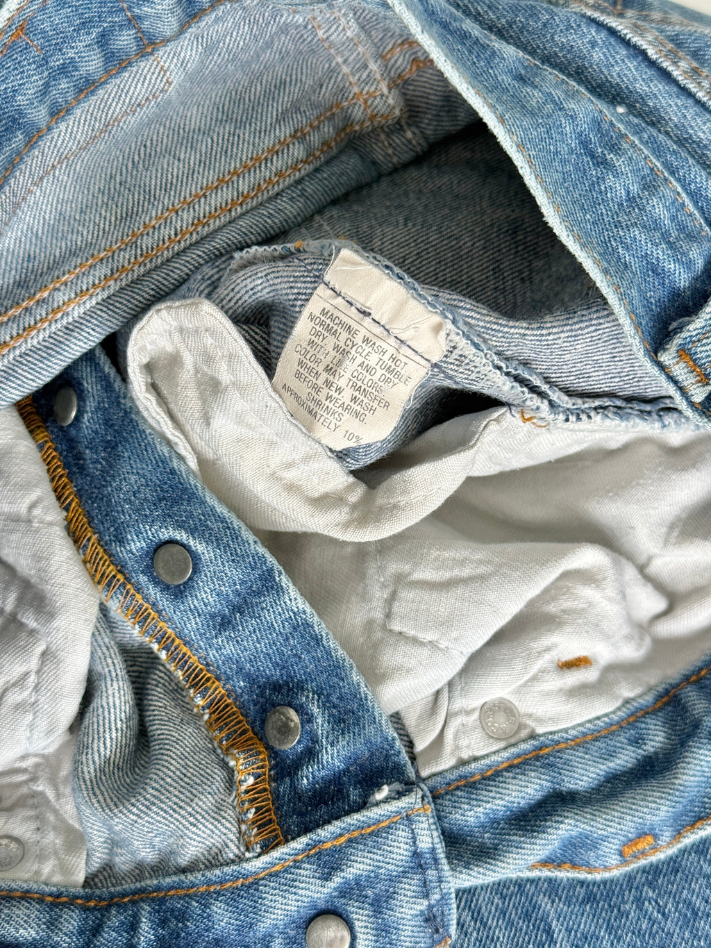 W28 L26 vintage Levis 701 27/28” dark faded blue Levi’s 701s 80s