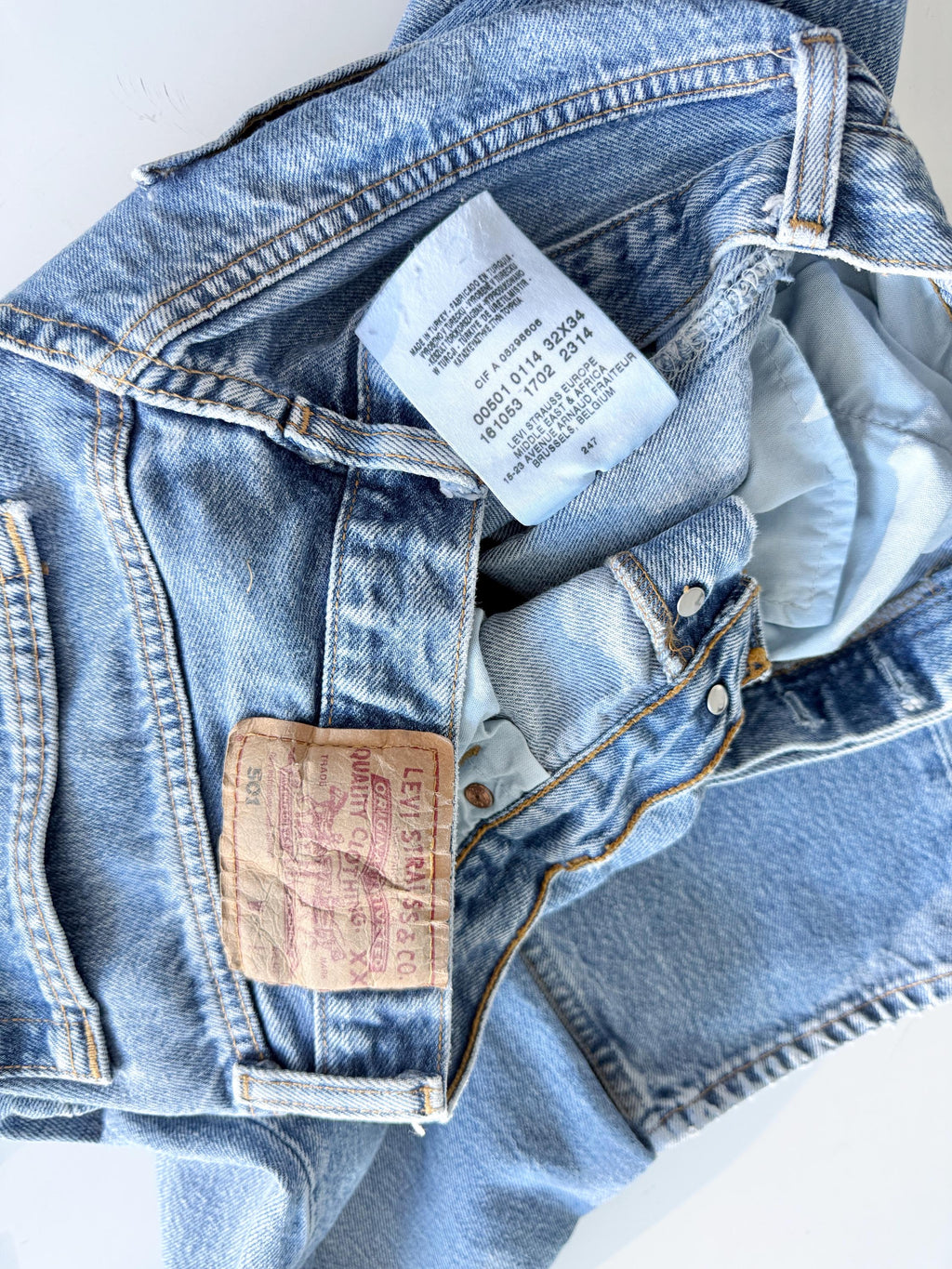 W29 L32 Levis 501 vintage 28-29” measured waist made in  y2k