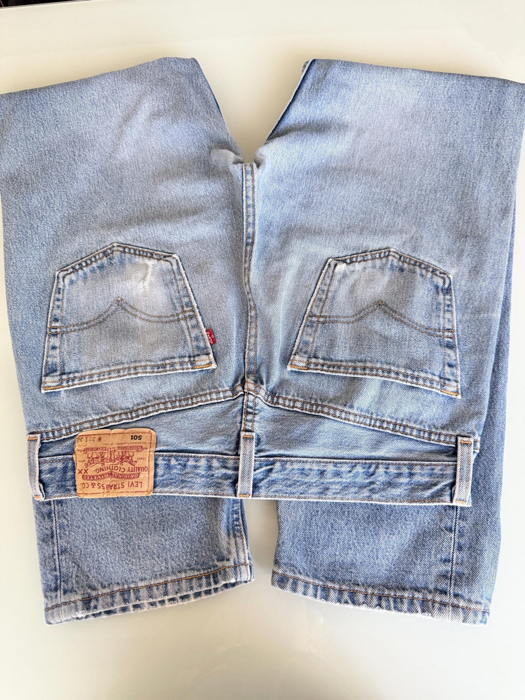 W31 L31 Levis 501 vintage 30-31” measured waist made in USA 90s