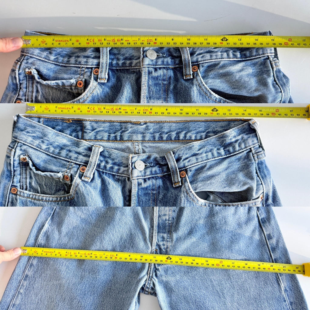 W29 L32 Levis 501 vintage 28-29” measured waist made in  y2k