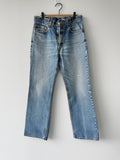 W30 L30 vintage Levis 517 30” measured waist dark faded blue 517s amazing Wallet mark