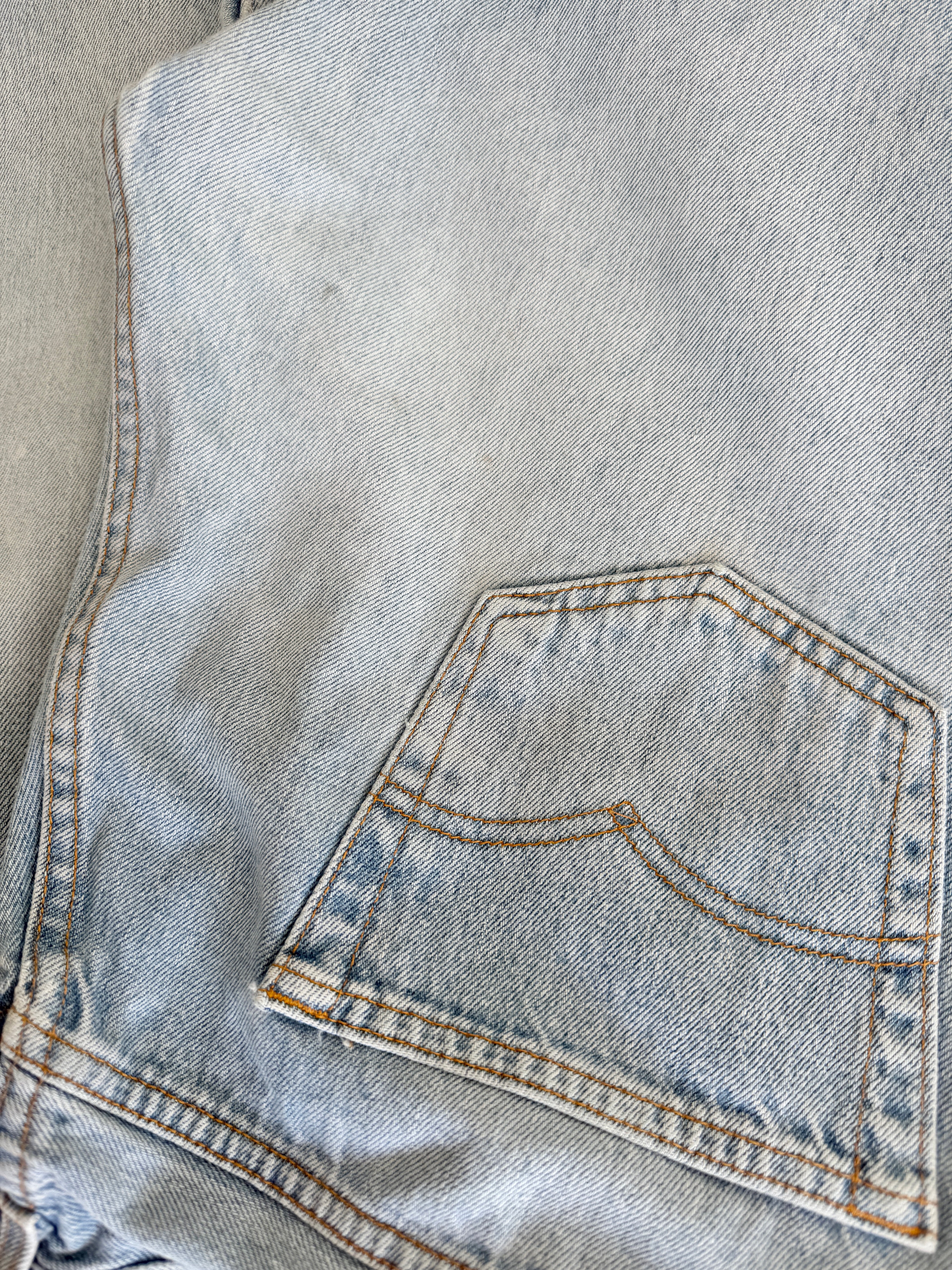 W36 L33 vintage Levis 501 35-36”” measured light blue 90s USA 501s
