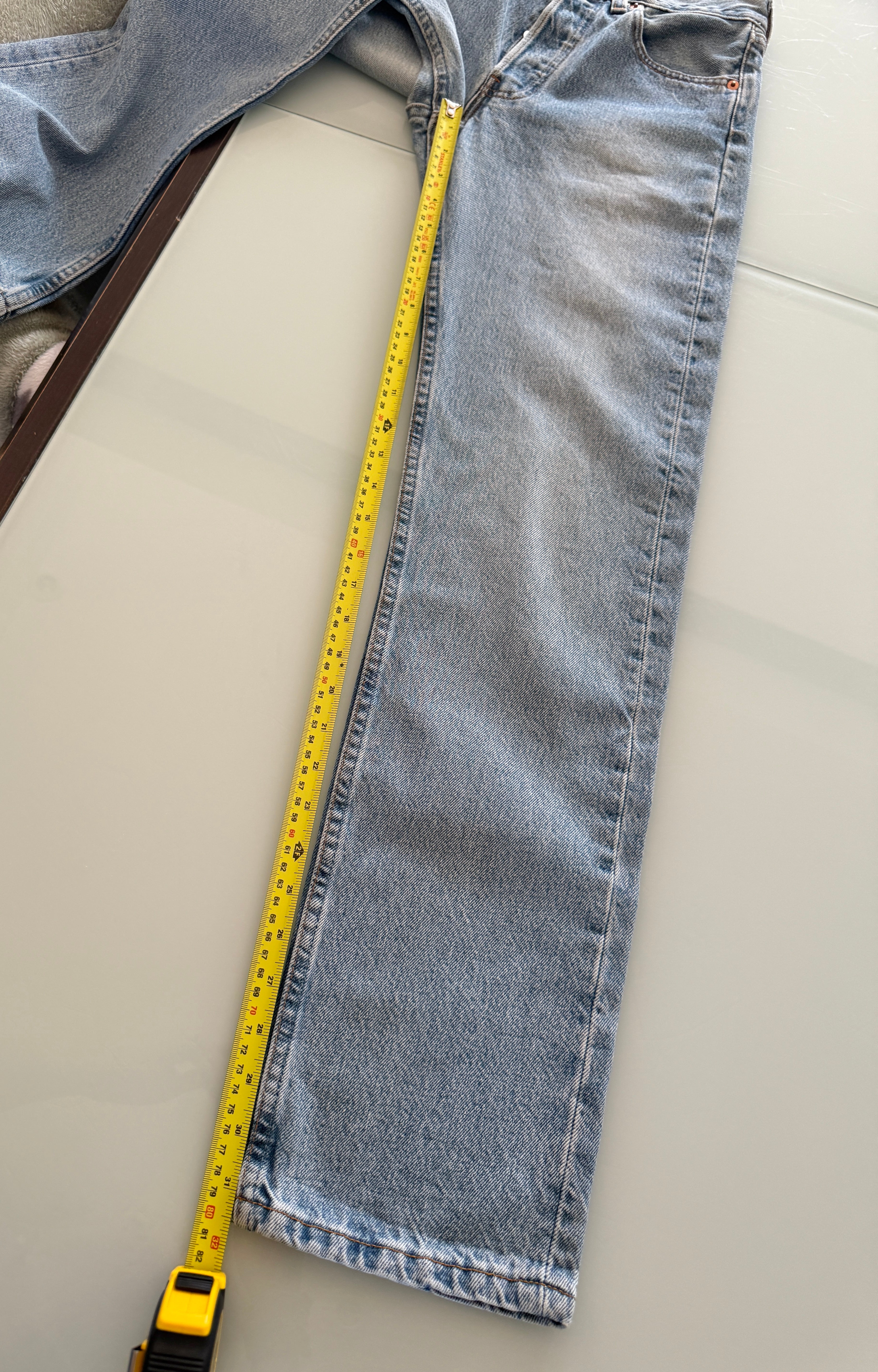 W26 L31 vintage Levis 501 24-26” measured medium blue 90s Levi’s 501s USA
