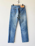 W29 L31 vintage Levis 501 28-29” measured waist dark faded denim made in USA 90s