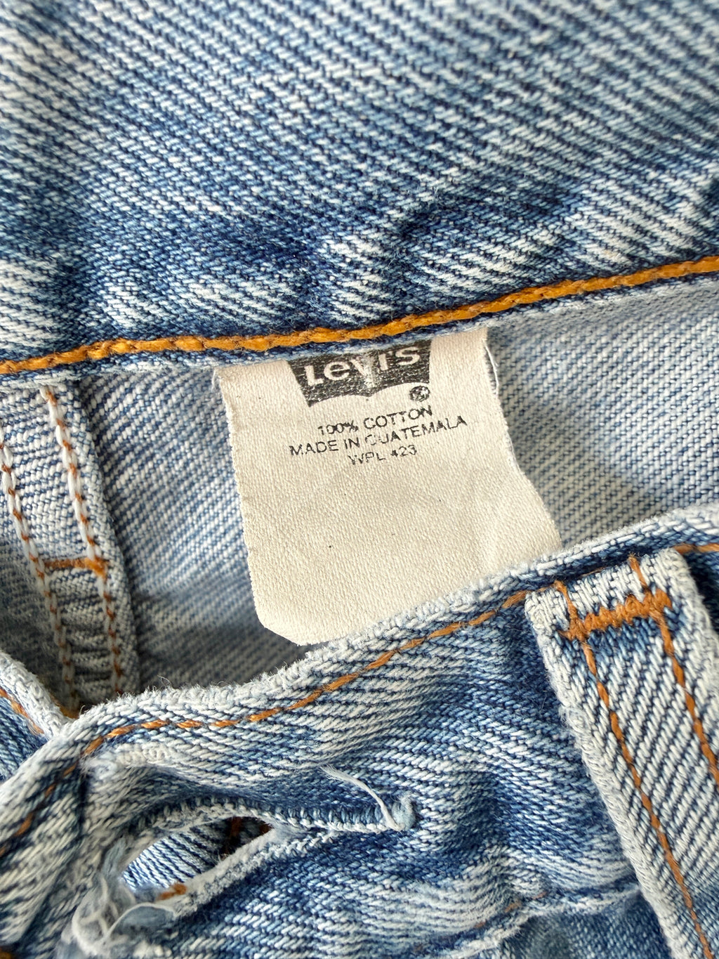 Soft W30 L31 vintage Levis 501 29/30” light blue faded Levi’s 501s Y2K