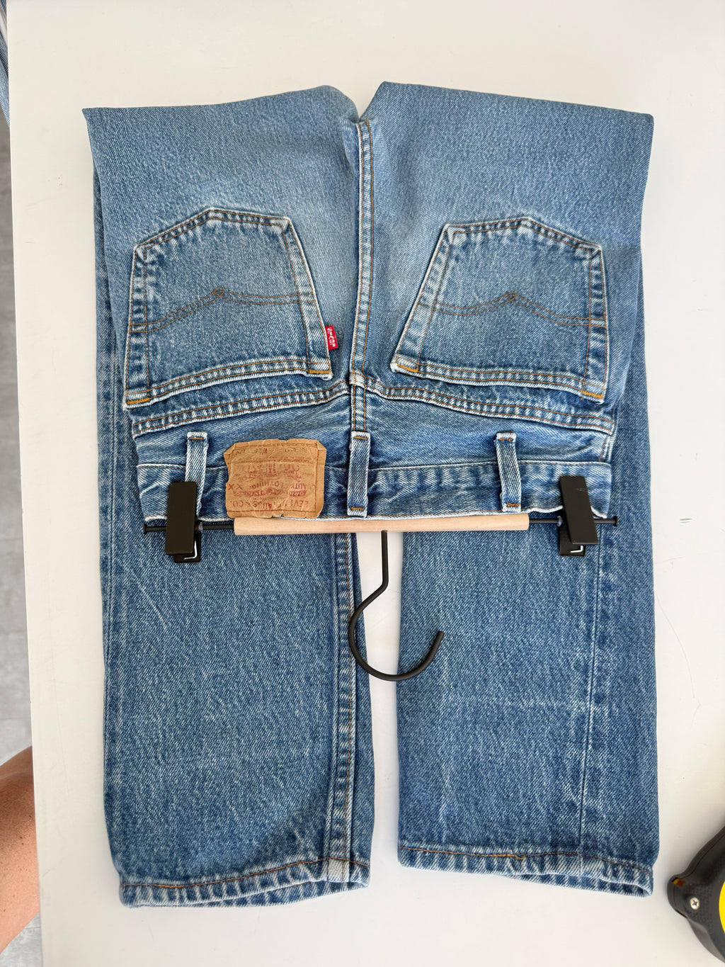 W23 L26 vintage Levis 701s 22/23” measured dark blue 701s 80s USA