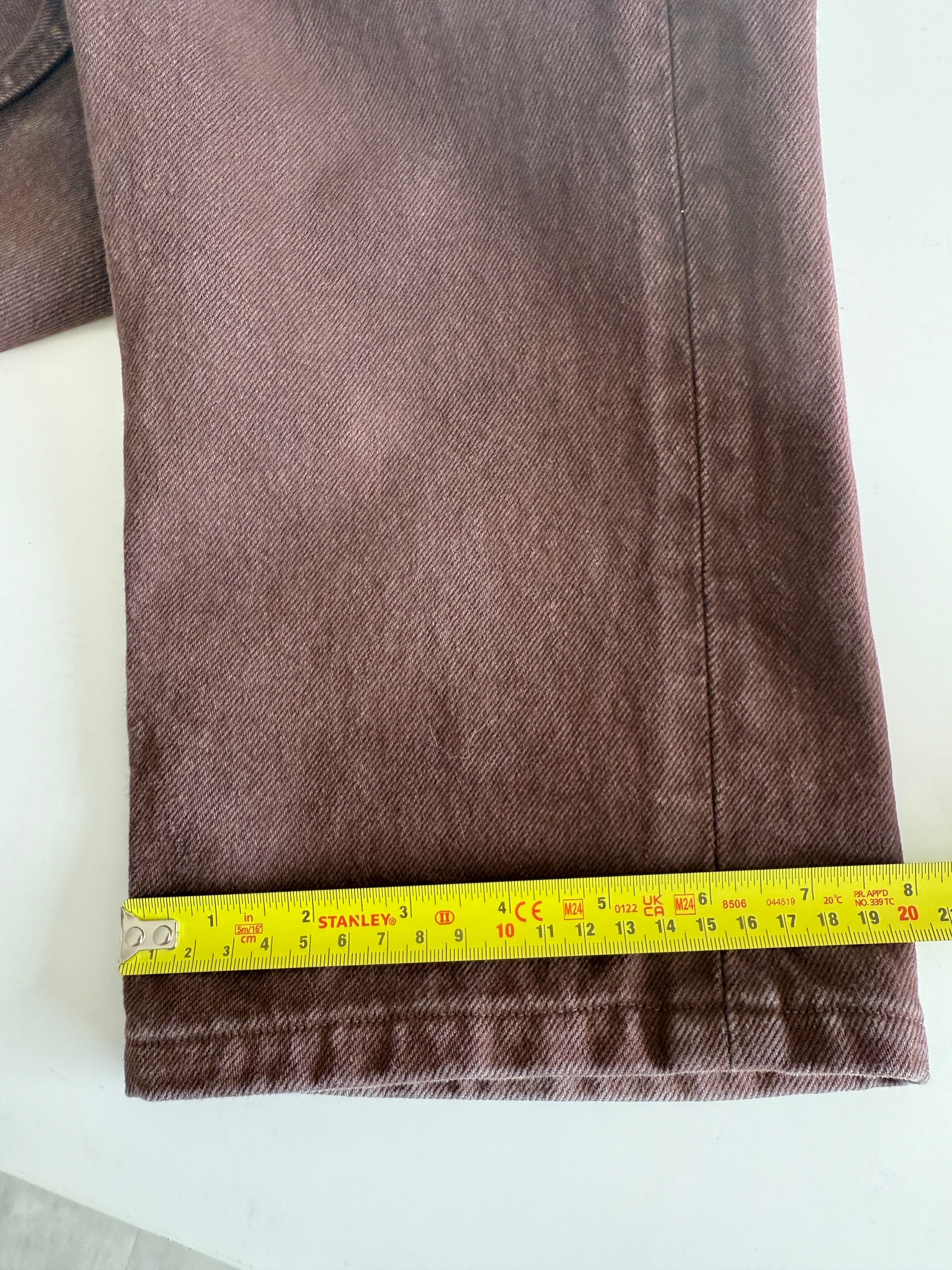 W27 L26 vintage Levis 501 26-27” dark brown 90s Levi’s 501s