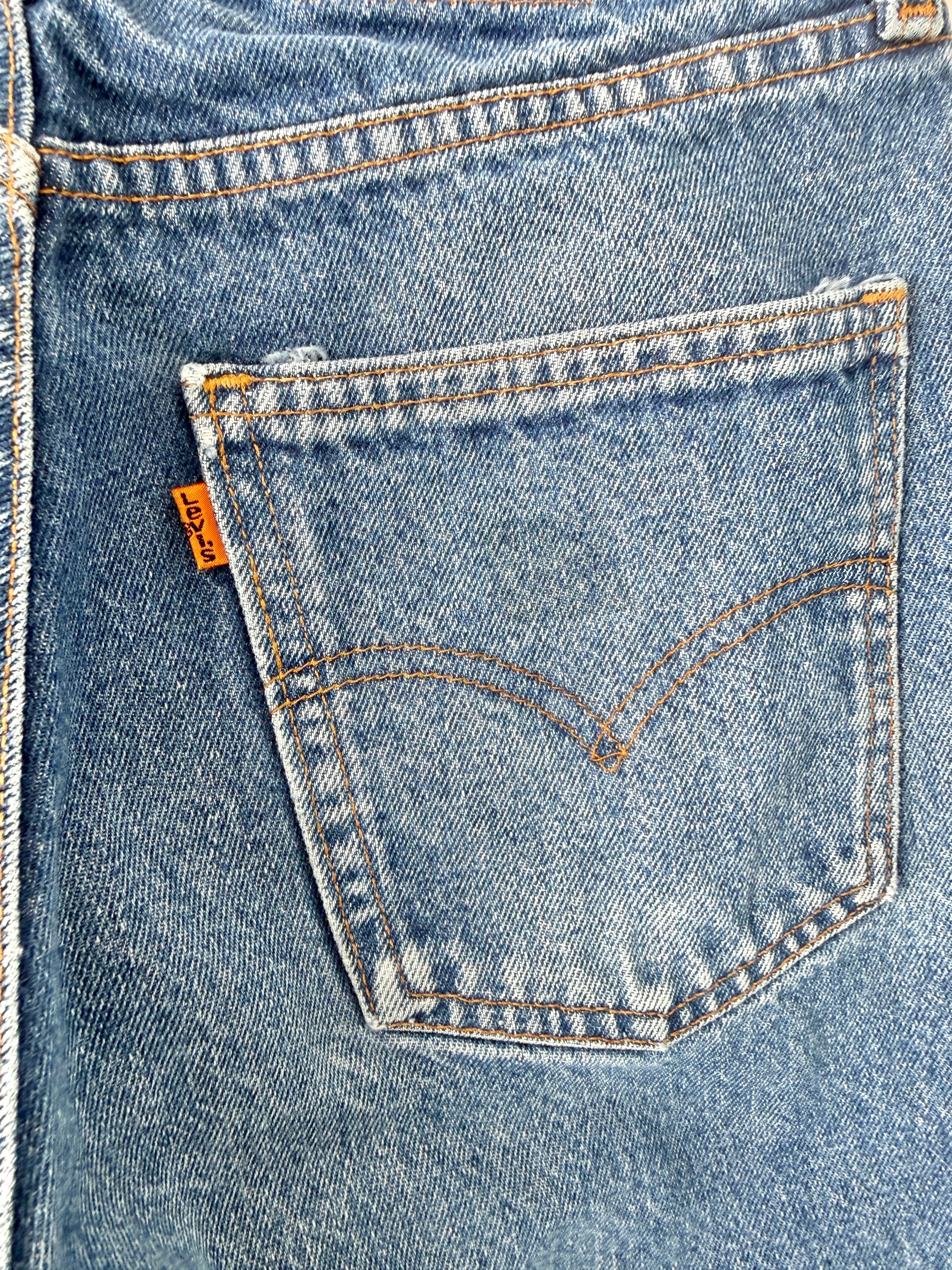 W28 L31 vintage Levis 517 28/29” measured dark fade blue denim Levi’s 517s