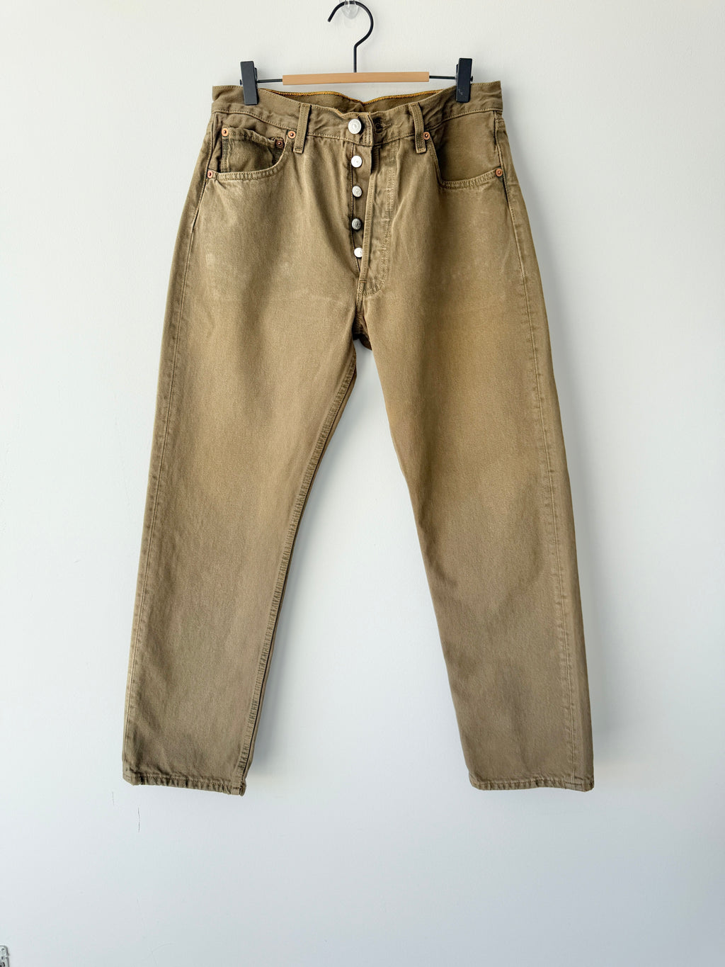 W30 L28 vintage Levis 501s 29/30” khaki/ brown Levi’s 501s 90s