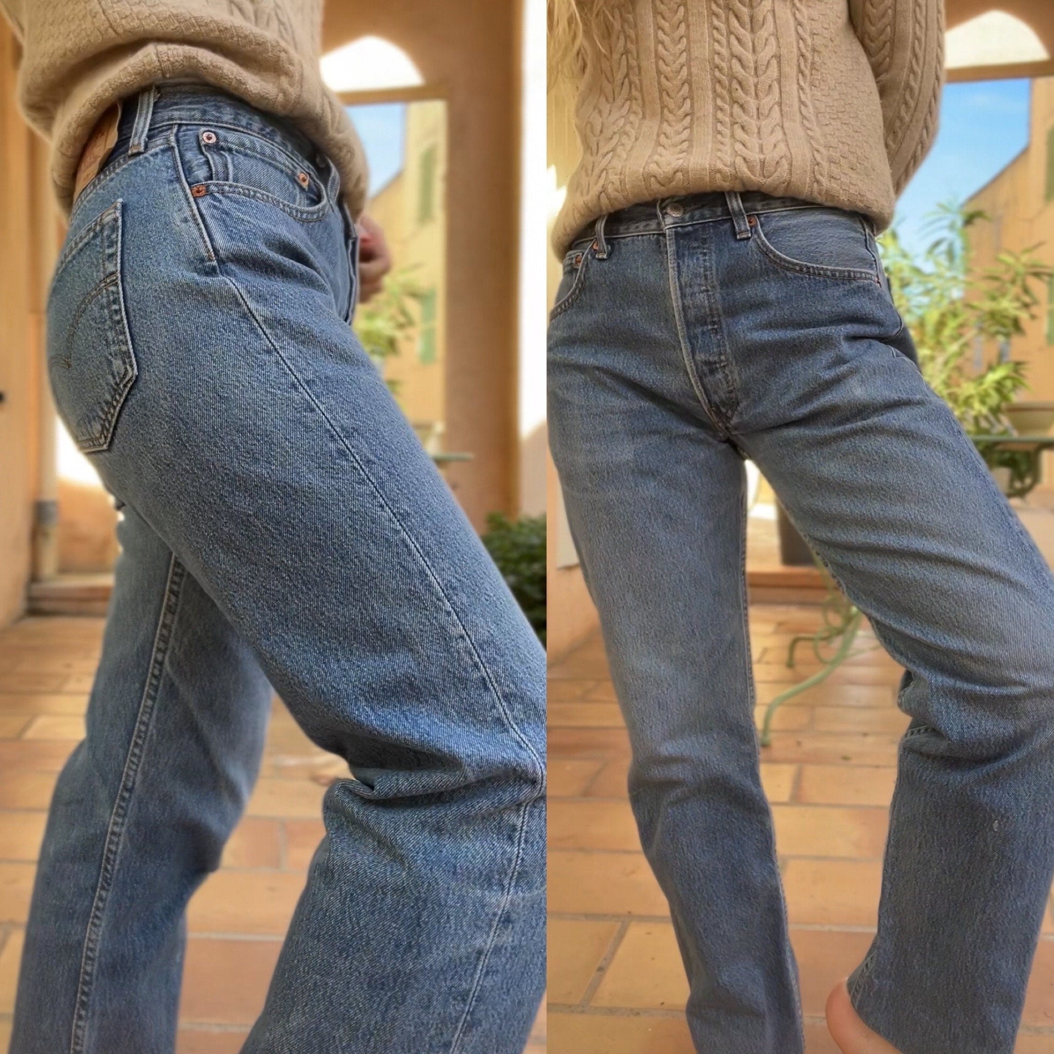 Levi’s 501 jeans w29 L27 faded denim vintage Levi’s 501s straight leg vintage levis 501 jeans
