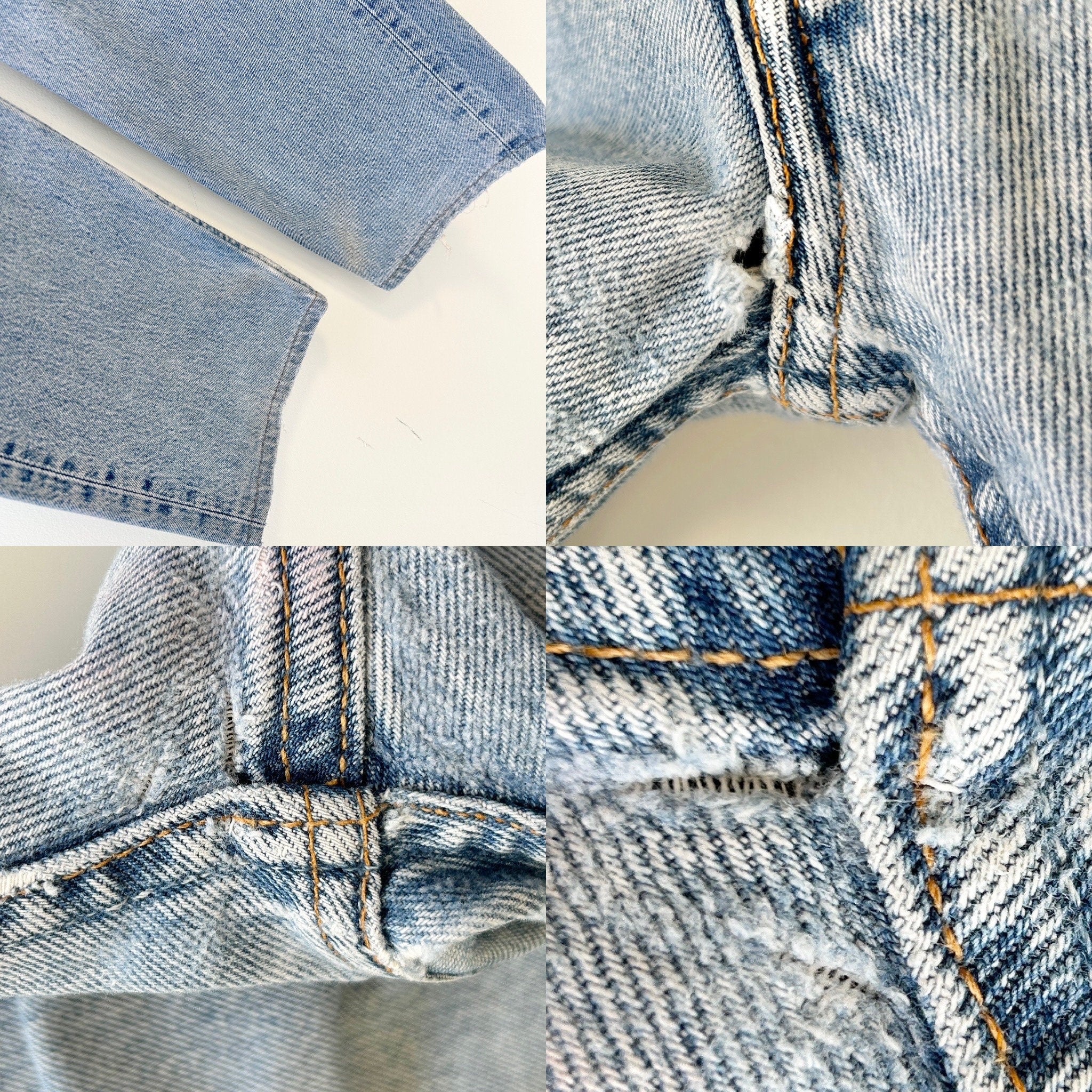 Levis 501 vintage w34 L28 Levi’s light blue faded straight leg 501 vintage Levi’s 501