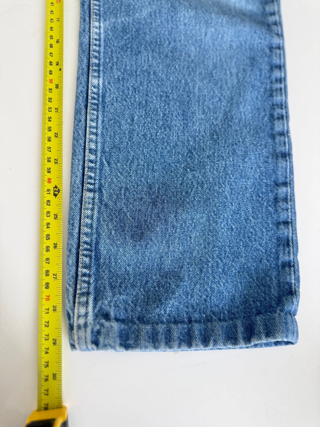 W31 L29 vintage Levis 501 29/31” measured raw blue denim faded blue 80’s levi’s 501s