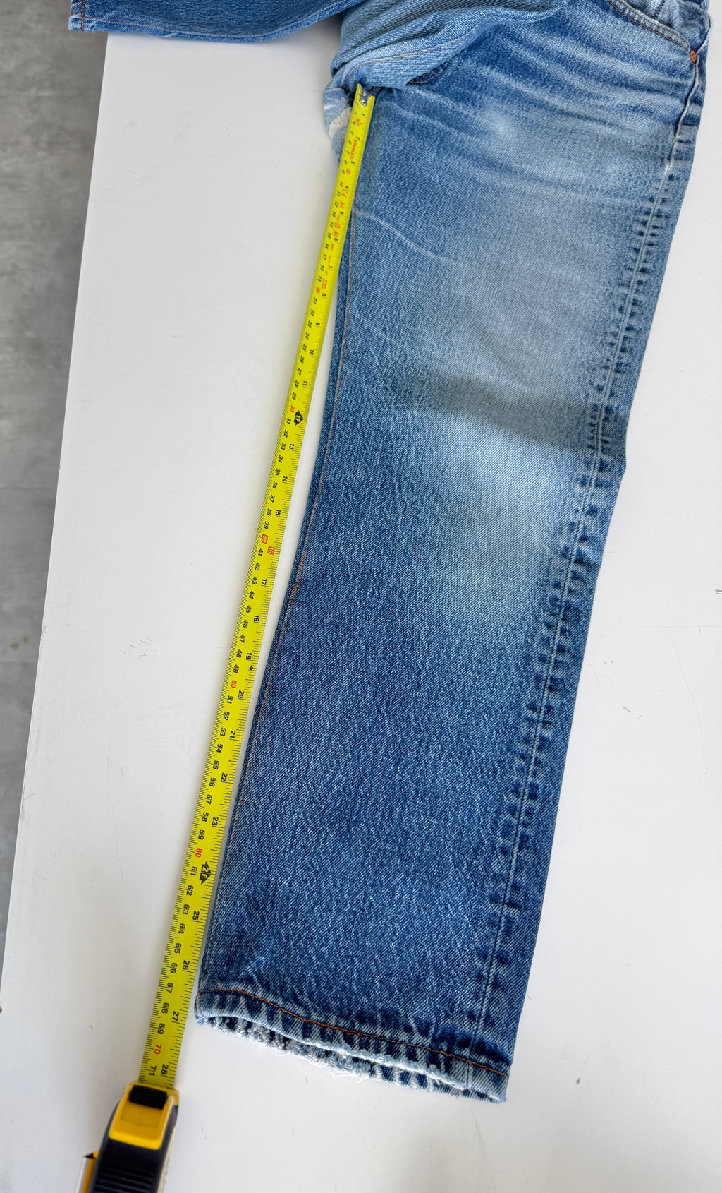 W30 L27 vintage Levis 501 29/30” dark blue faded Levi’s 501s USA 80s collectors addition