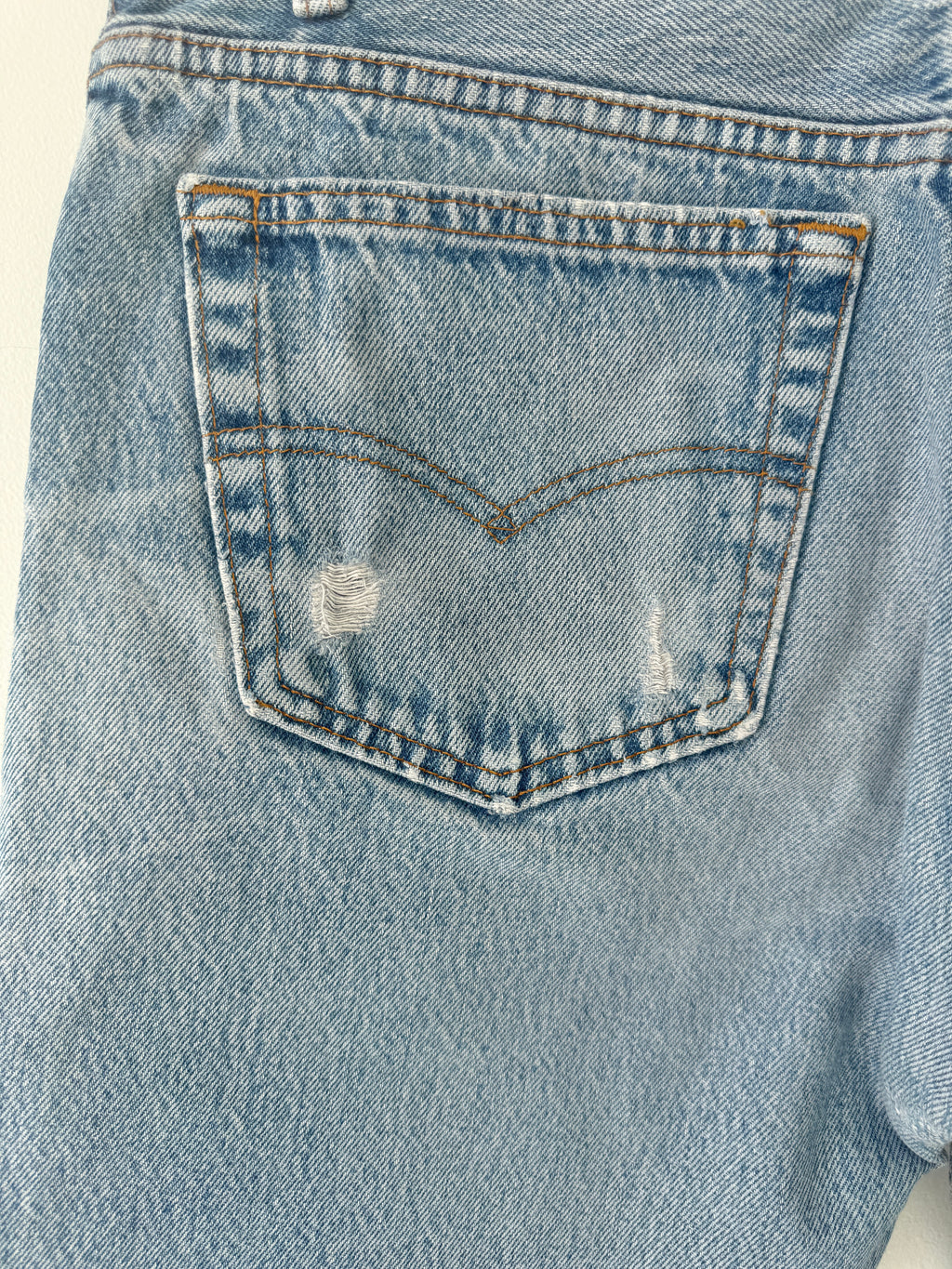 W30 vintage Levis 501 shorts 29/30” measured waist faded denim USA 501s