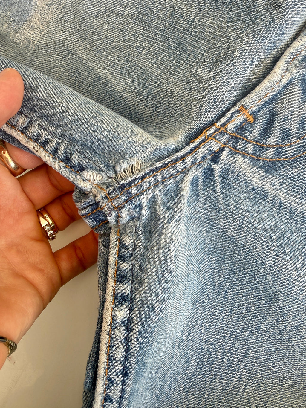 W30 vintage Levis 501 shorts 29/30” measured waist faded denim USA 501s