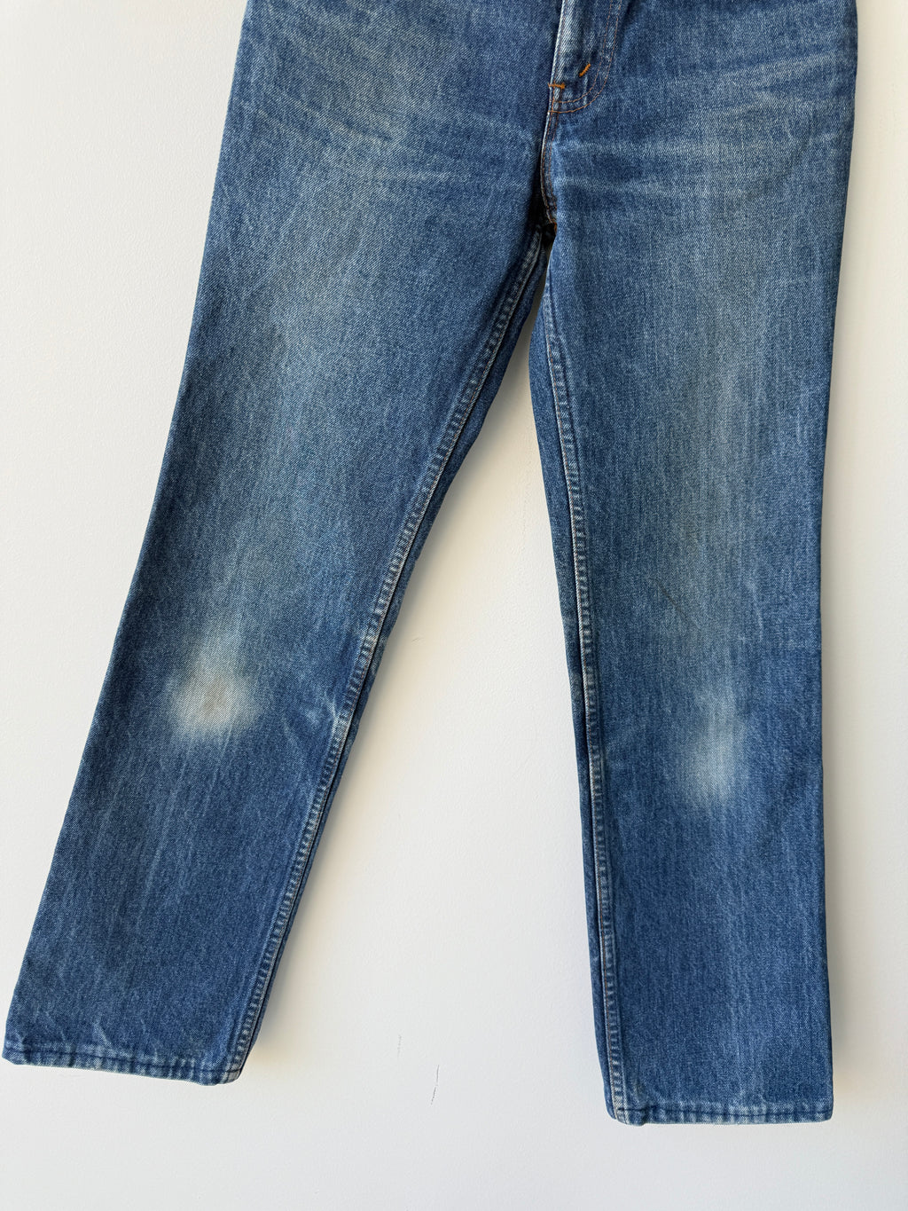 W26 L30 vintage Levis 630 26” measured light faded blue 80s Levi’s 630’s