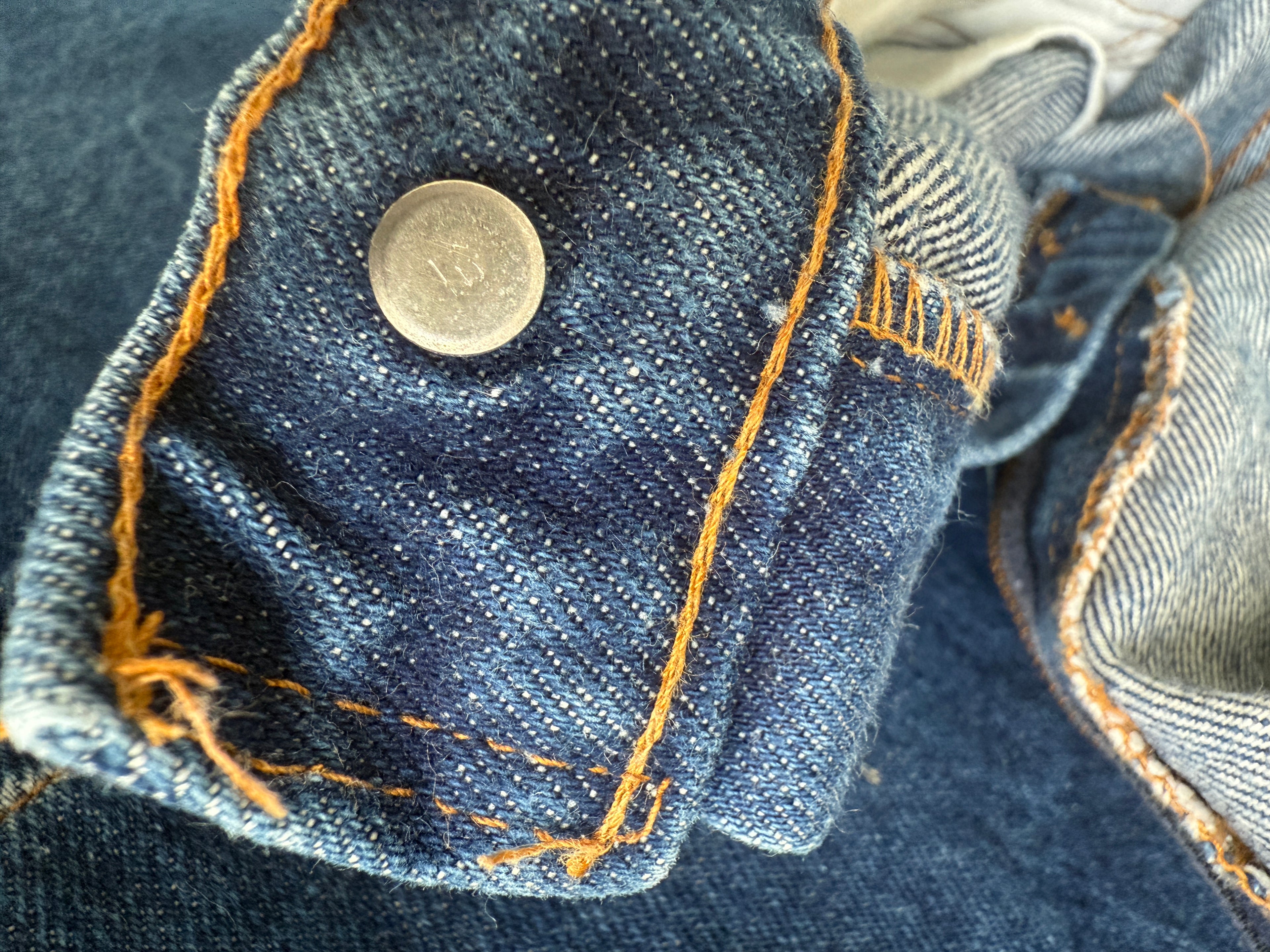 W34 L26 vintage Levis 517 34” measured light blue fade denim 90s Levi’s 517s USA