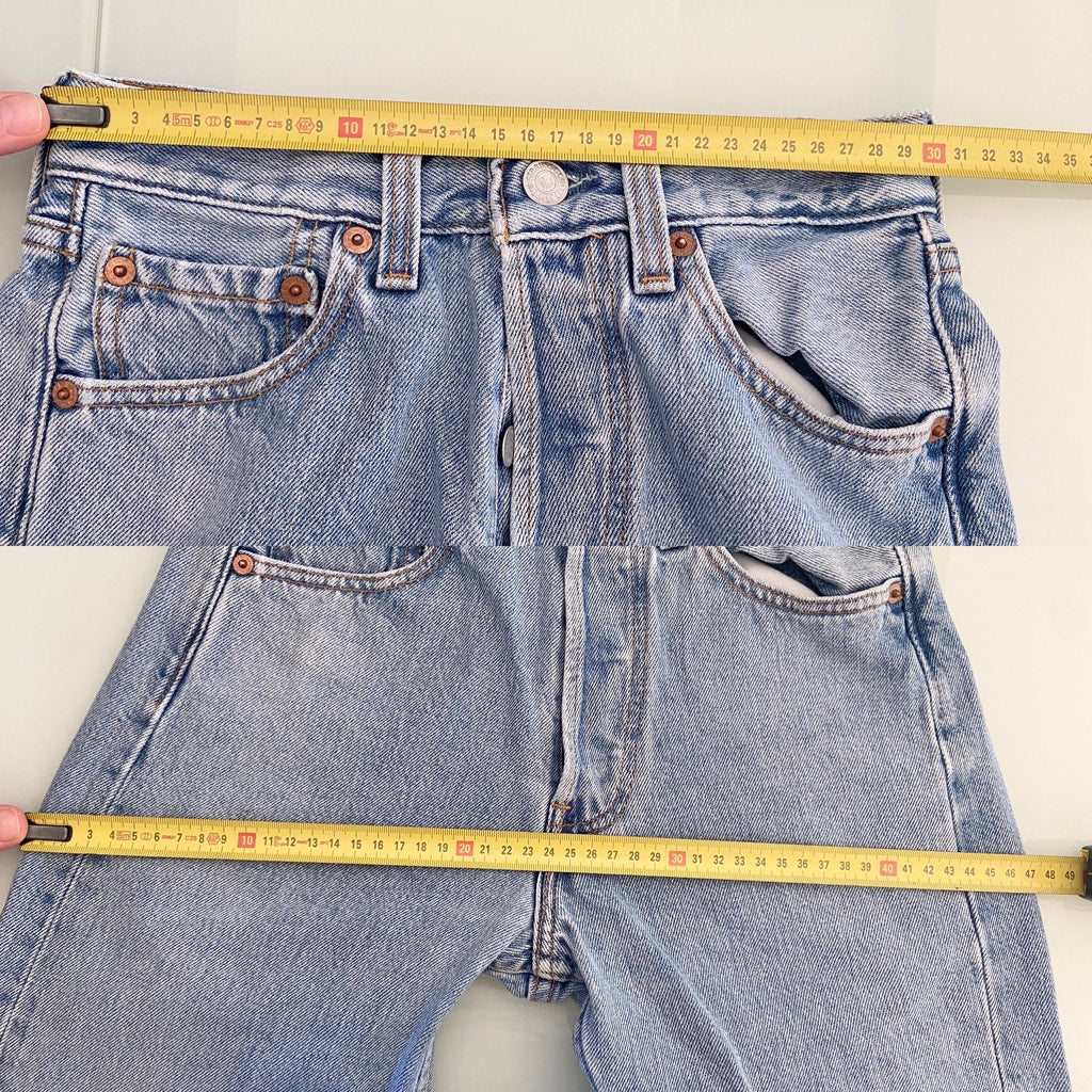 Levis 501 jeans w23 L29 USA light blue stone wash vintage 501 Levis vintage