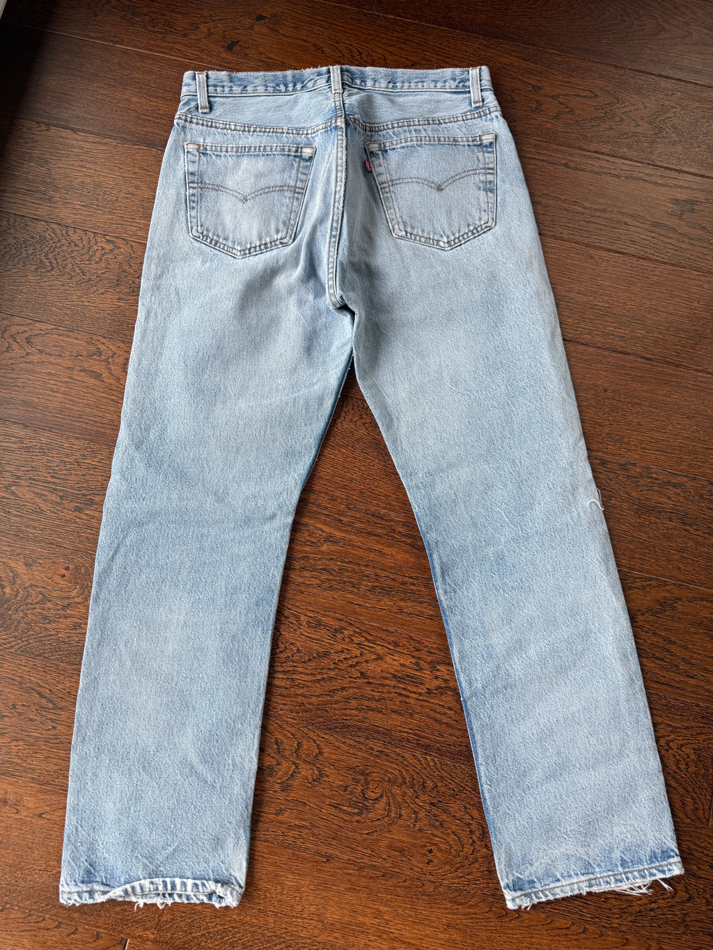 Levis 501 vintage w31 L28 Levi’s faded  blue made in USA 80s straight leg Levi’s 501 vintage 501  30/31” waist