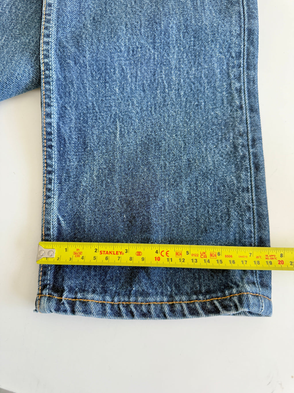 W27 L33 vintage Levis 501 26-27” dark f blue 90s Levi’s 501s USA