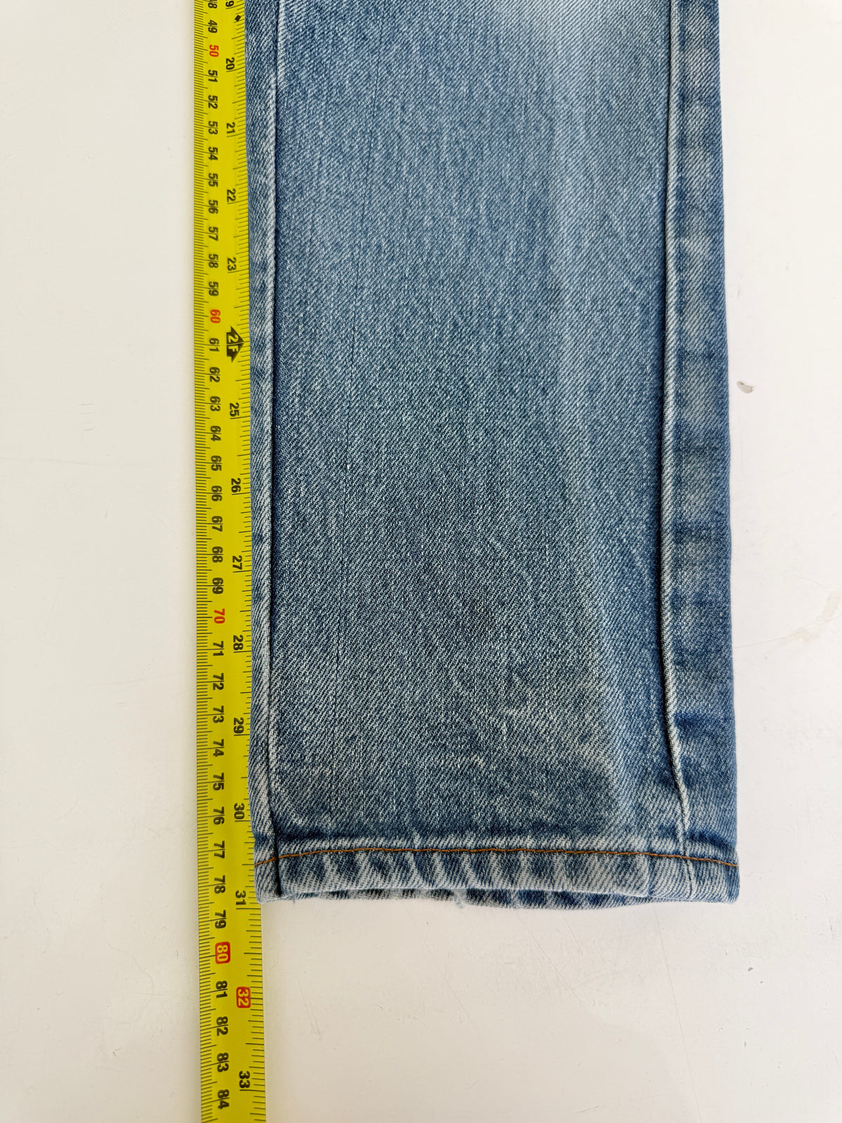 Re done - W25 L31 vintage Levis 501 24/25” measured whiskers medium blue 80s 501s