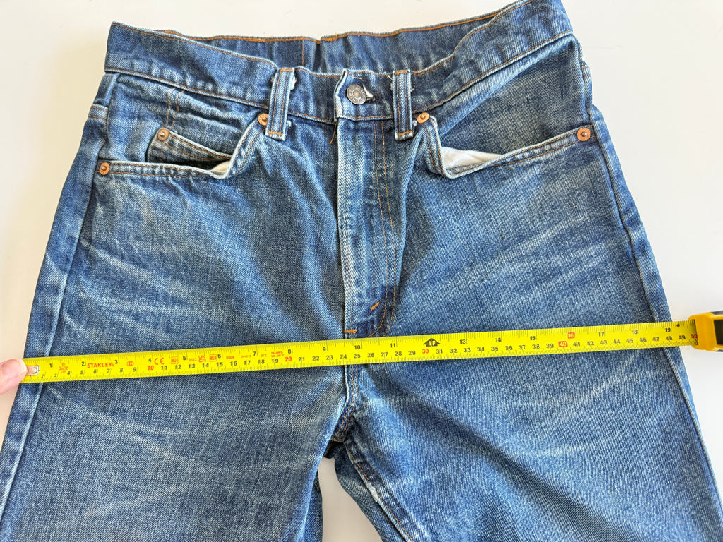 W29 L31 vintage Levis 517 28/29” measured waist dark faded USA 80s 517s