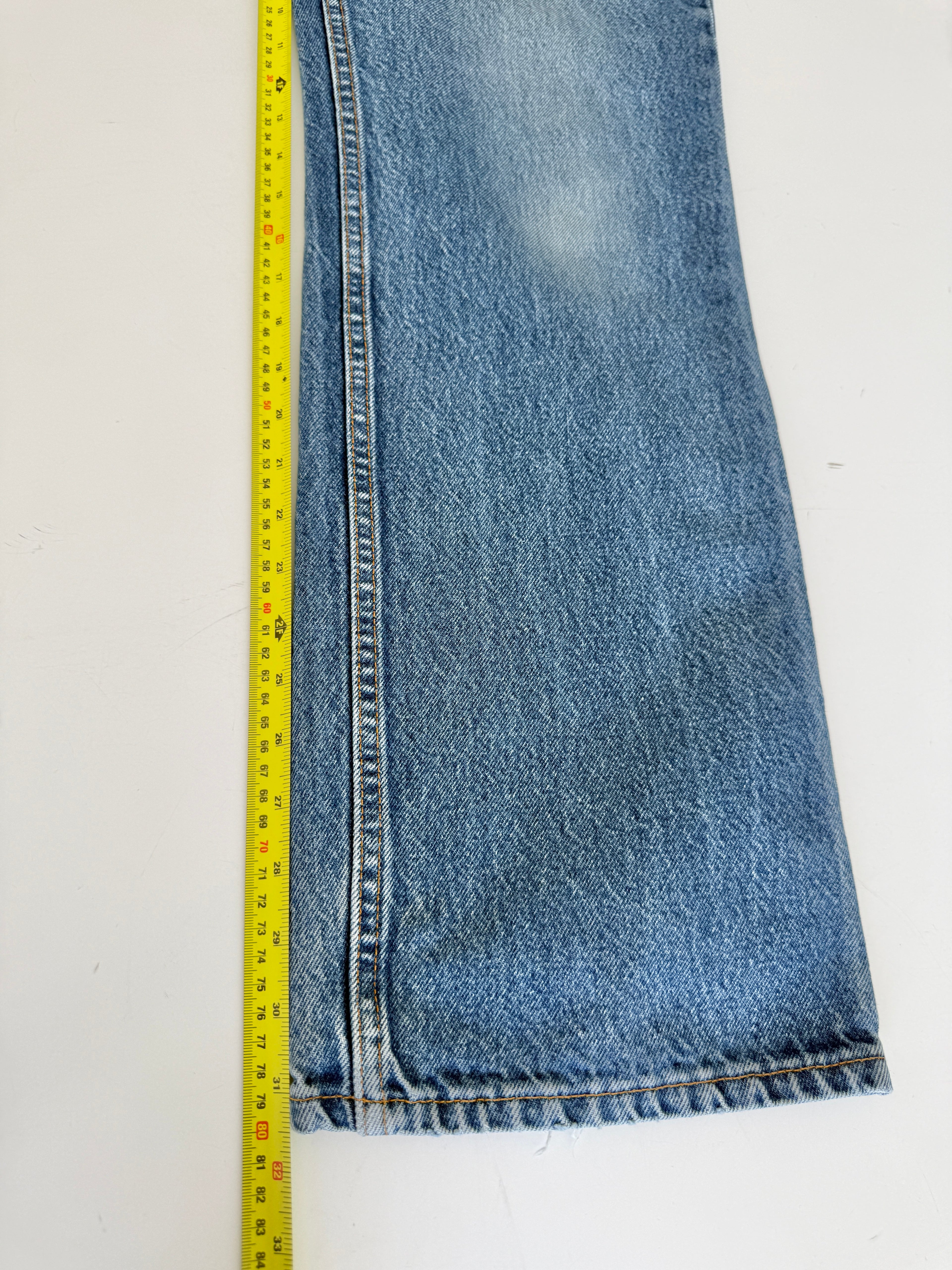W33 L31 vintage Levis 517 33” measured waist medium faded blue 90s 517s