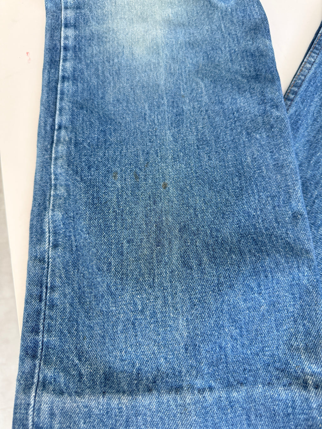 W34 L29 vintage Levis 603 33/34” measured waist dark blue faded whiskers  70s 603s