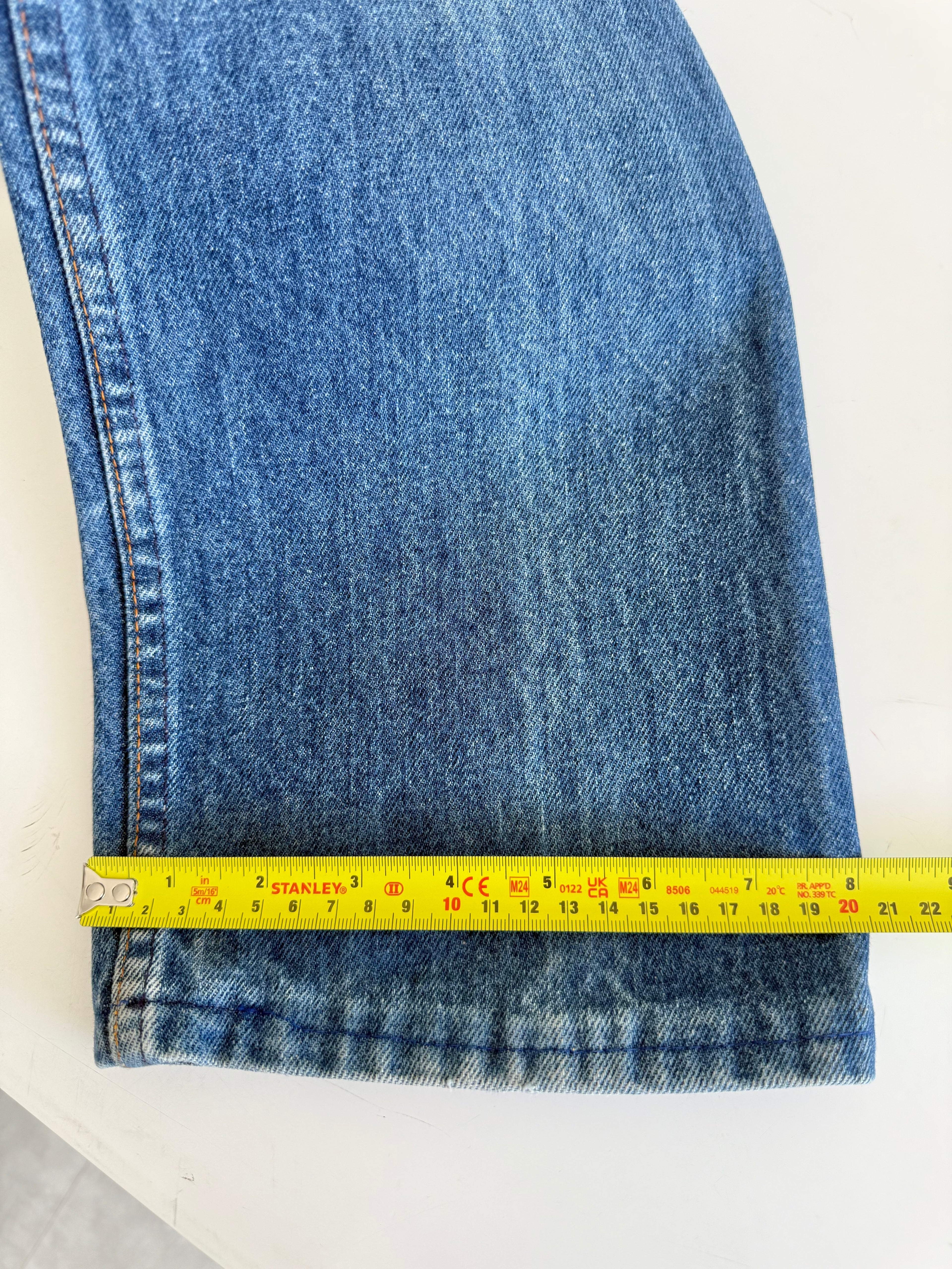 W26 L30 vintage Levis 630 26” measured light faded blue 80s Levi’s 630’s