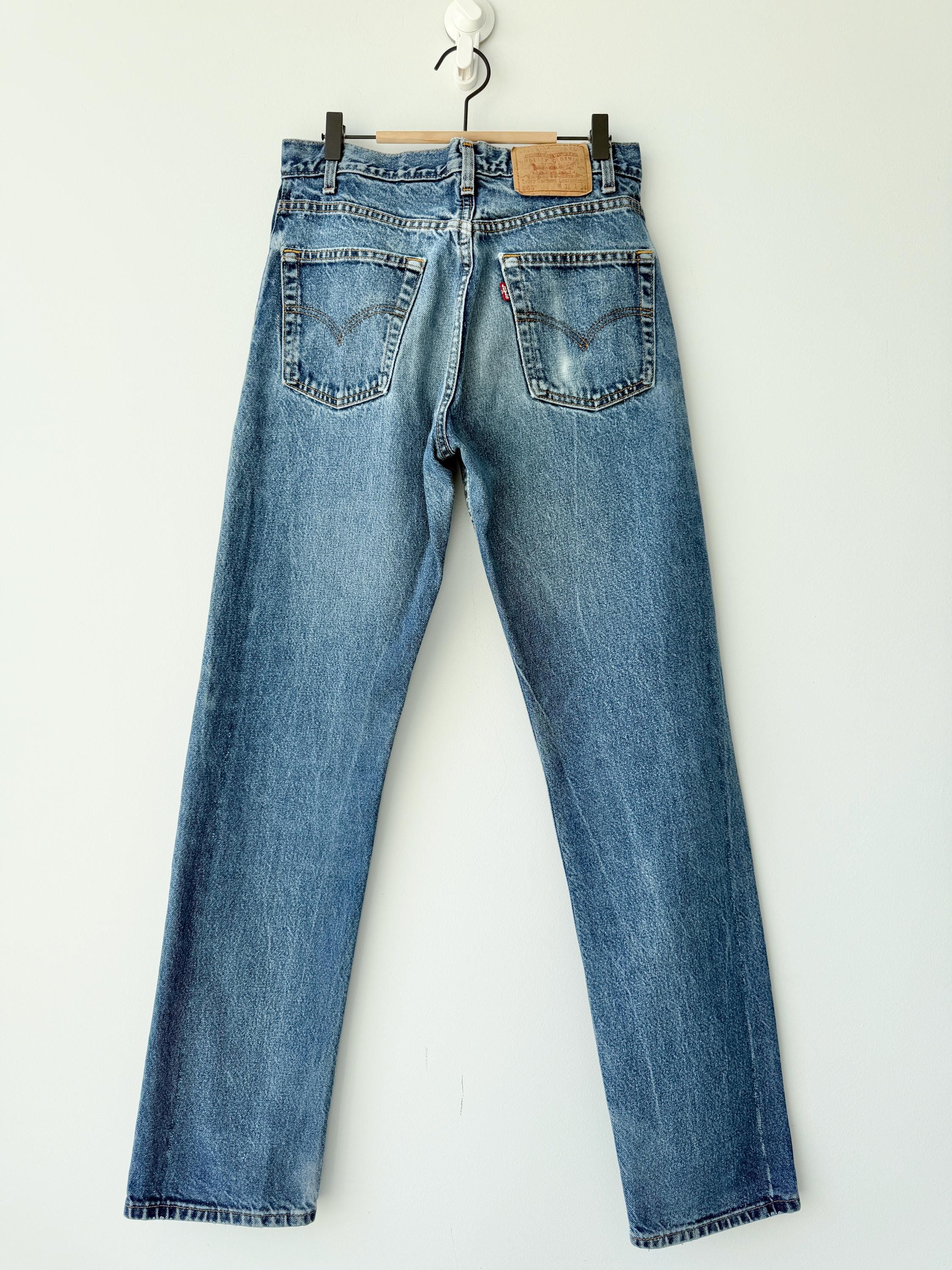 W30 L33 Levis 505 vintage 29-30” waist dark blue 505s made in Canada 90s