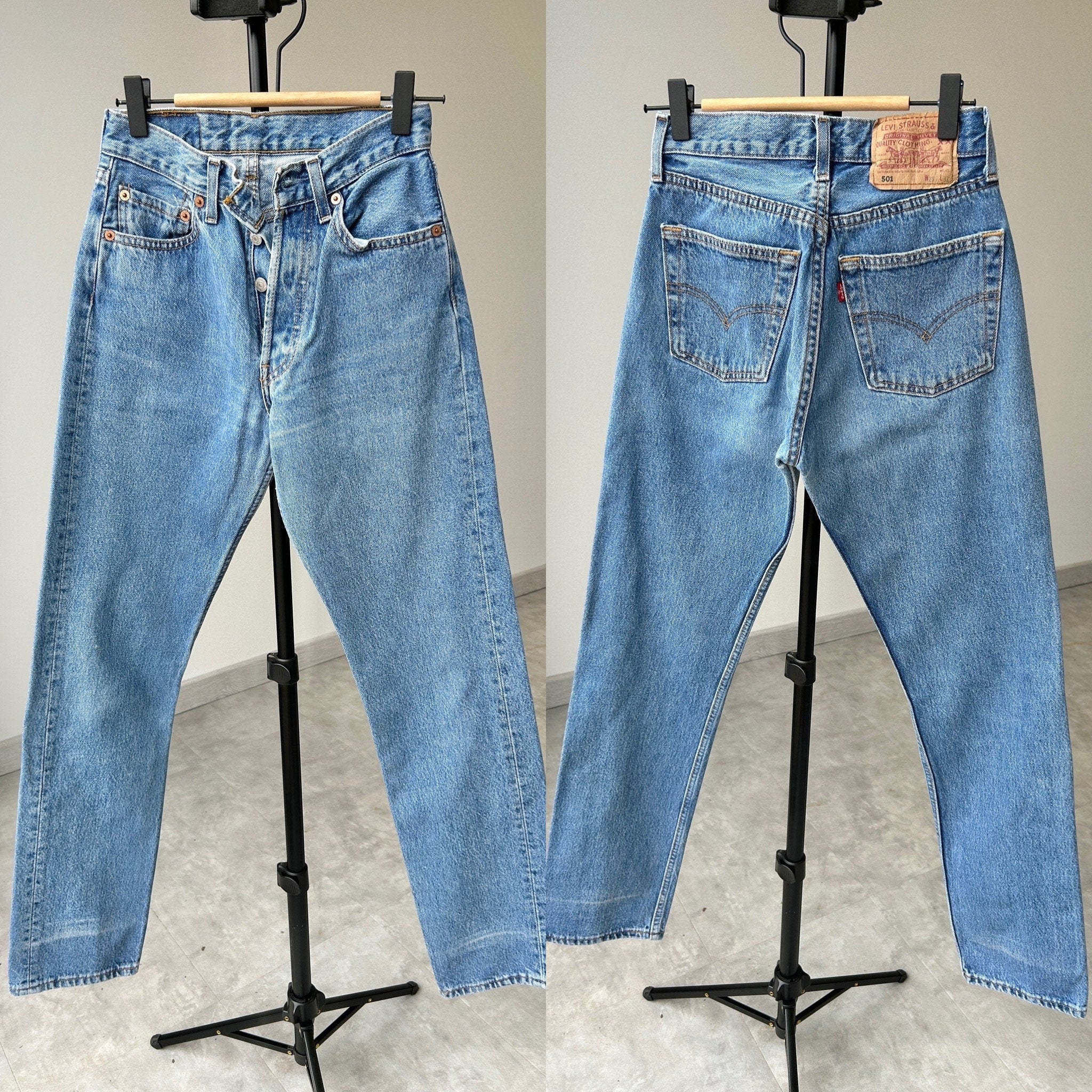 Levis 501 vintage W24 L31 Levi’s 501 faded blue denim made in 90s straight leg 501 vintage blue 501 vintage Levi’s levis