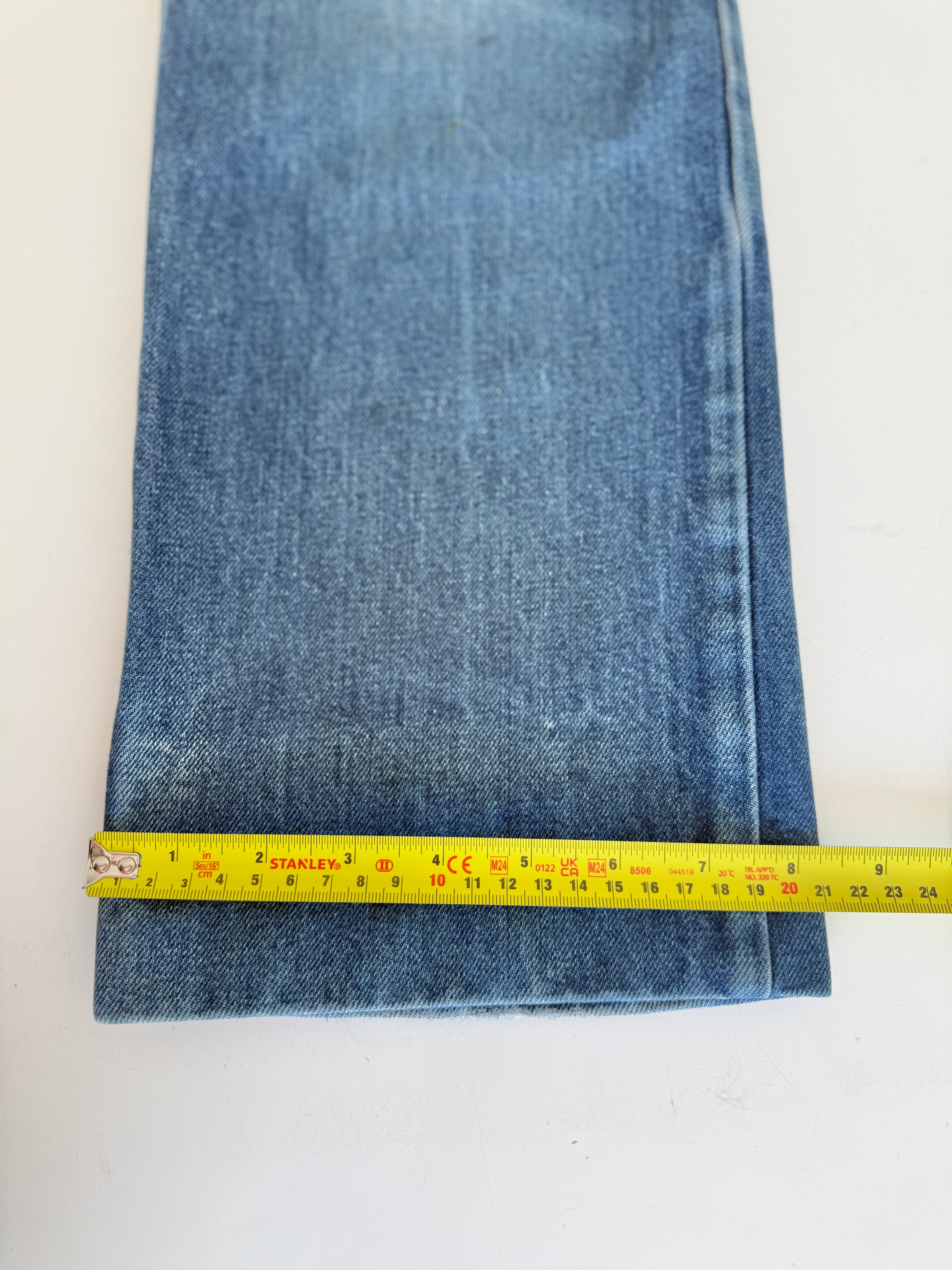 W28 L31 vintage Levis 630 27-28” measured dark blue denim 80s/90s  630s