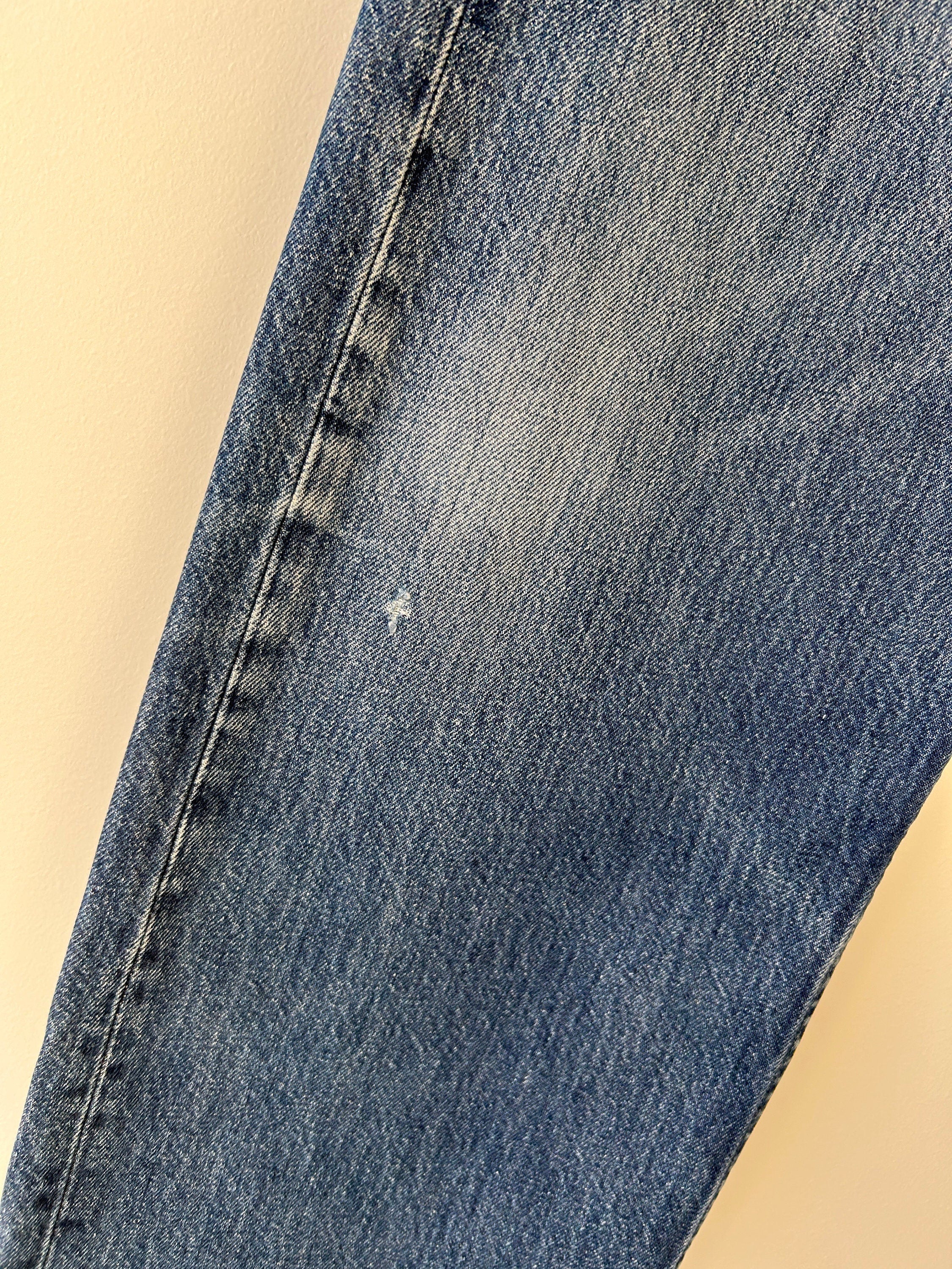 w36 L35 Levis 501 jeans dark faded blue Levi’s made in Spain dark denim 501 vintage made in 90s 501 vintage Levi’s
