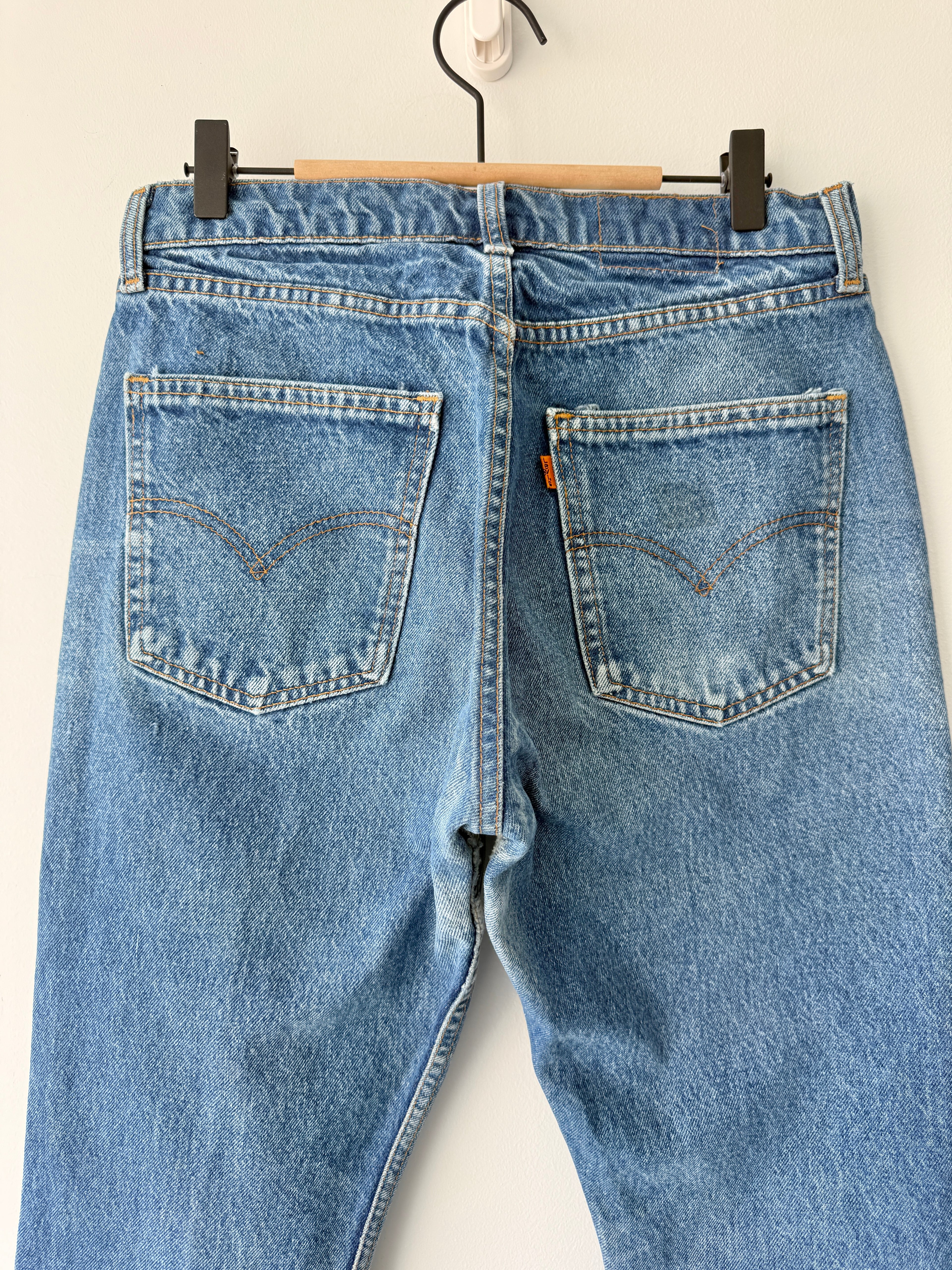 W28 L31 vintage Levis 517 28/29” measured dark fade blue denim Levi’s 517s