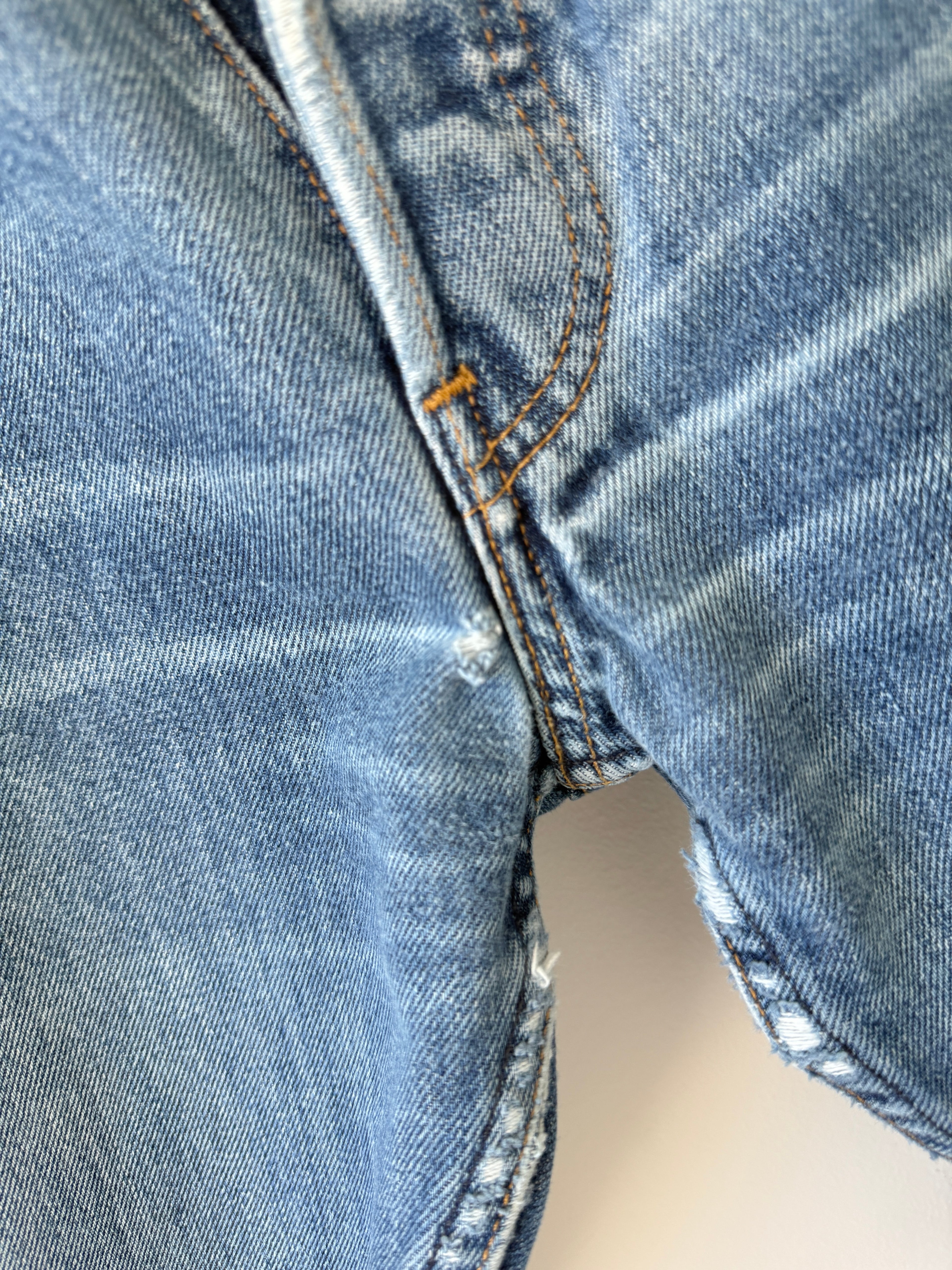 W33 L30 vintage Levis 501 32-33” measured dark blue denim y2k wallet mark